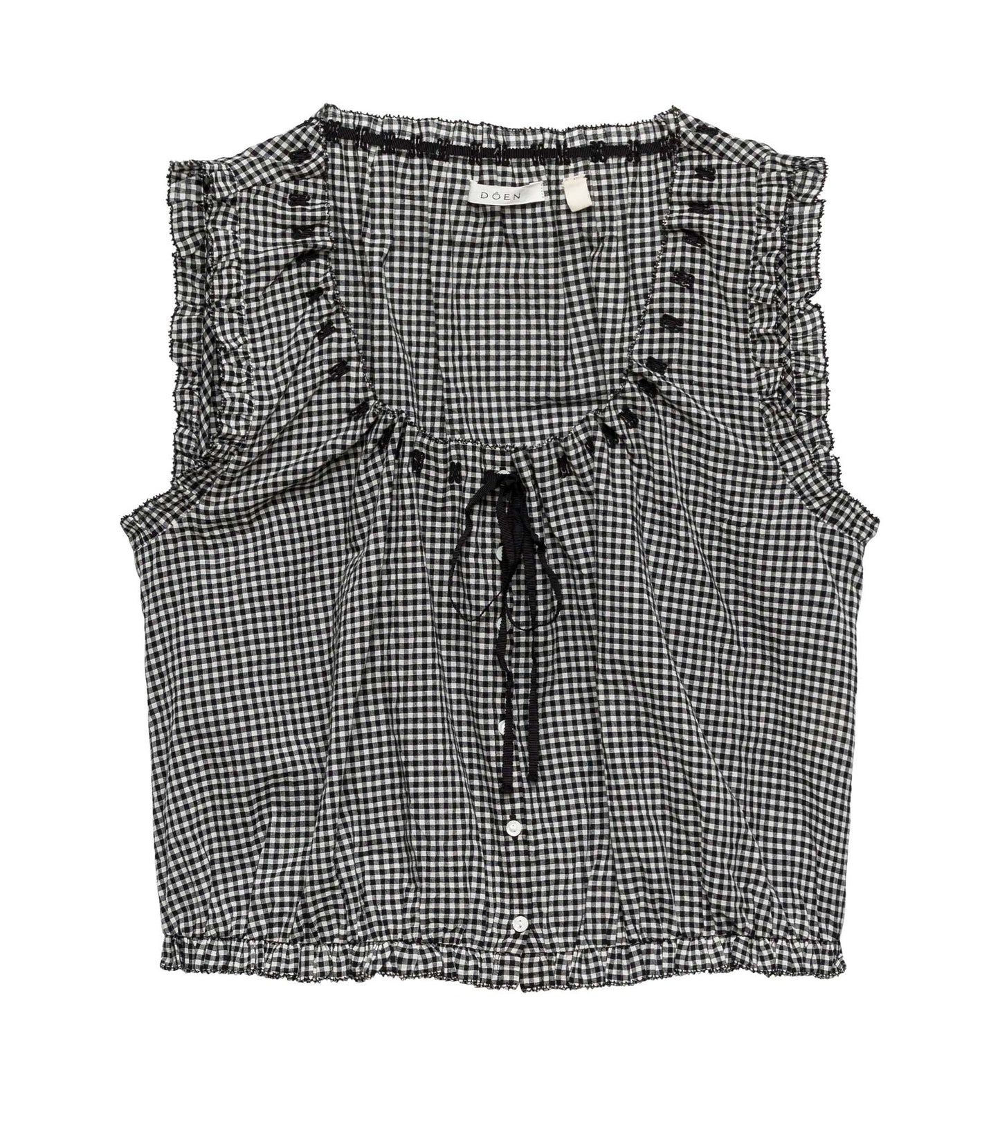 HMD -- TRAVELER TOP -- LA MADDALENA GINGHAM