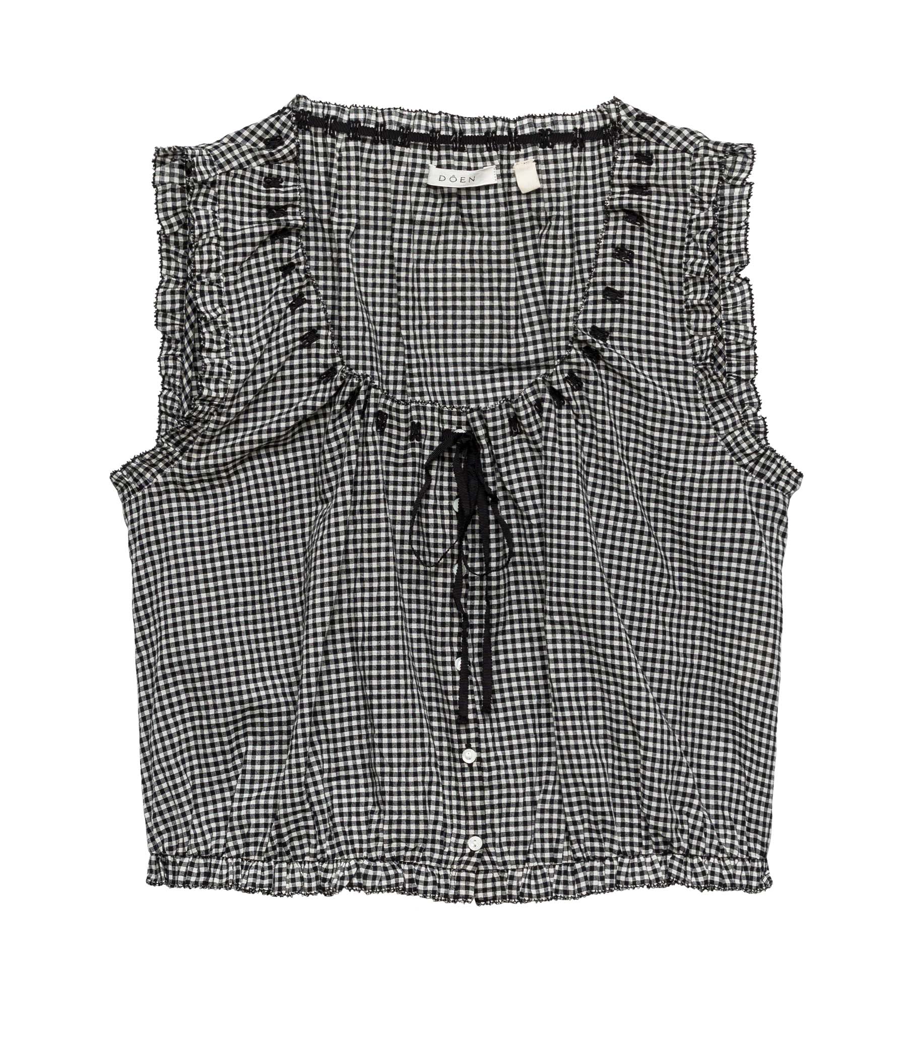 HMD -- TRAVELER TOP -- LA MADDALENA GINGHAM view 4

