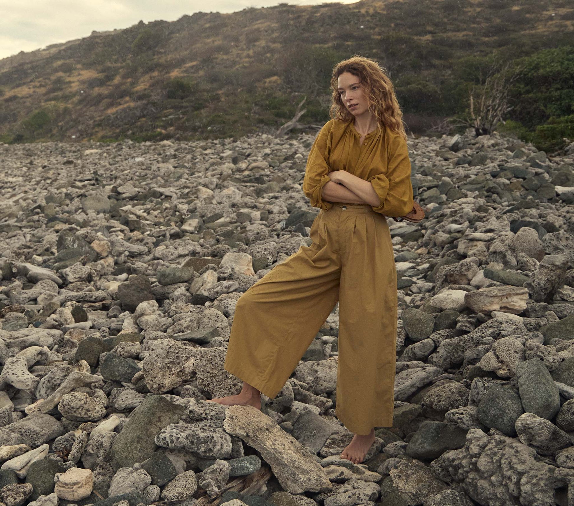 HMD -- VALENTIN PANT -- BAY LEAF view 4
