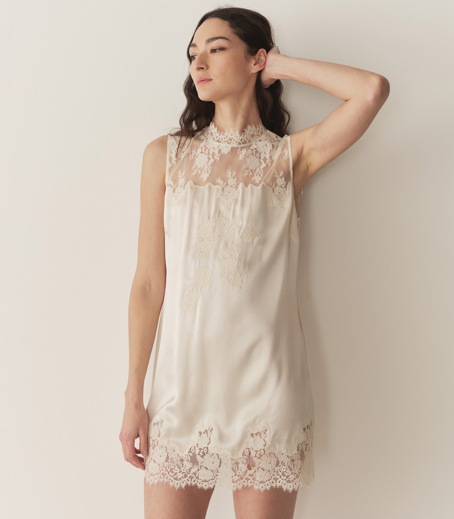 VALERIA DRESS -- SEA SALT view 2