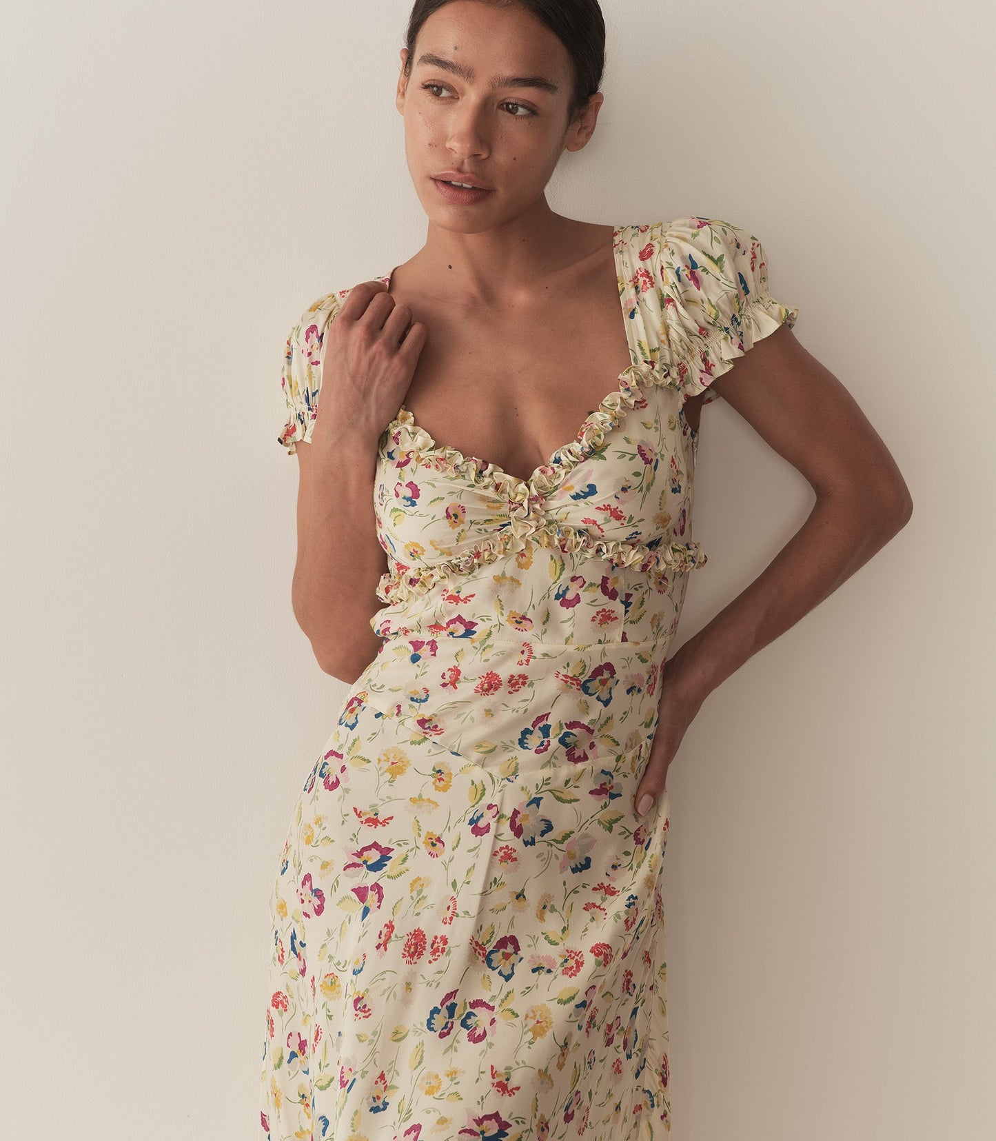 HMD -- VALERINE DRESS -- WINDSWEPT BLOOMS