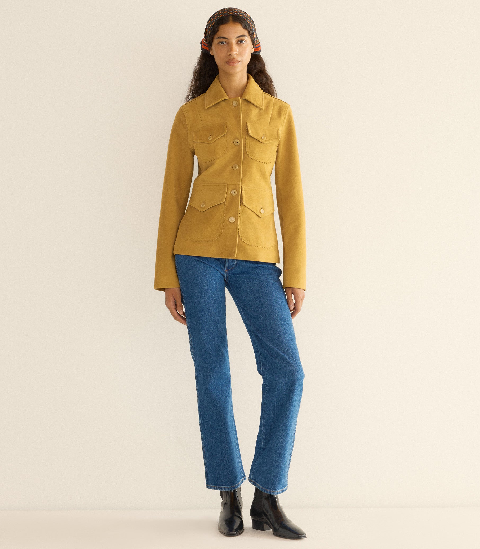 VARTAN JACKET -- WILD CHICORY
