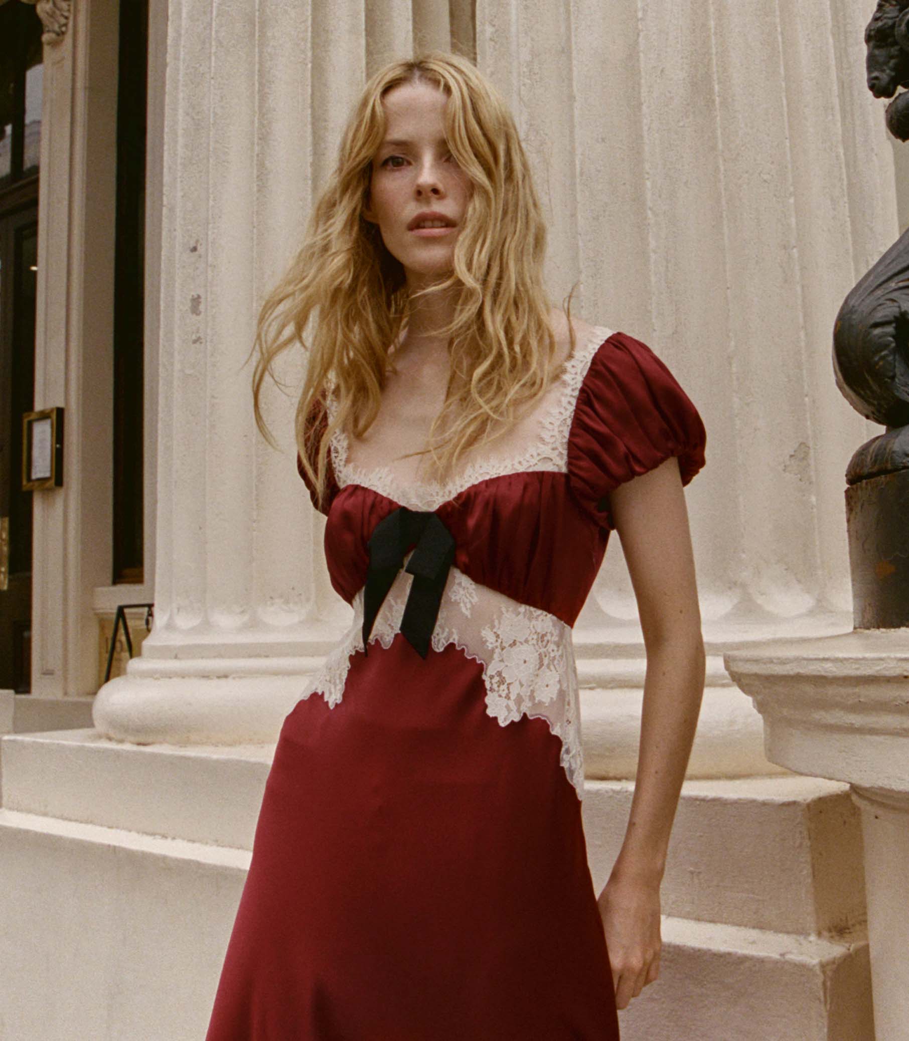 VEDA DRESS -- ELDERBERRY view 4