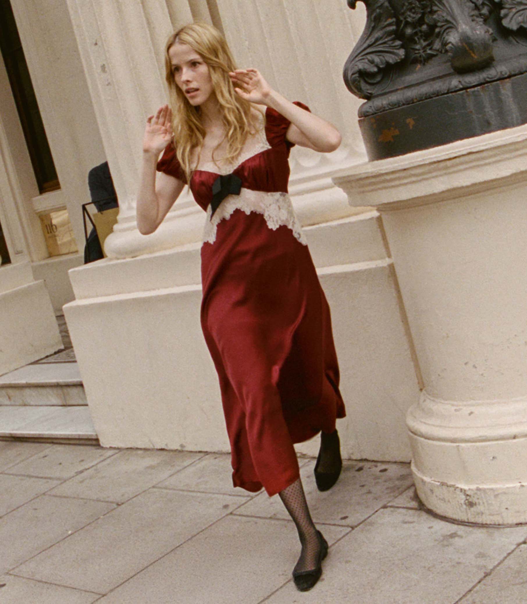 VEDA DRESS -- ELDERBERRY view 6