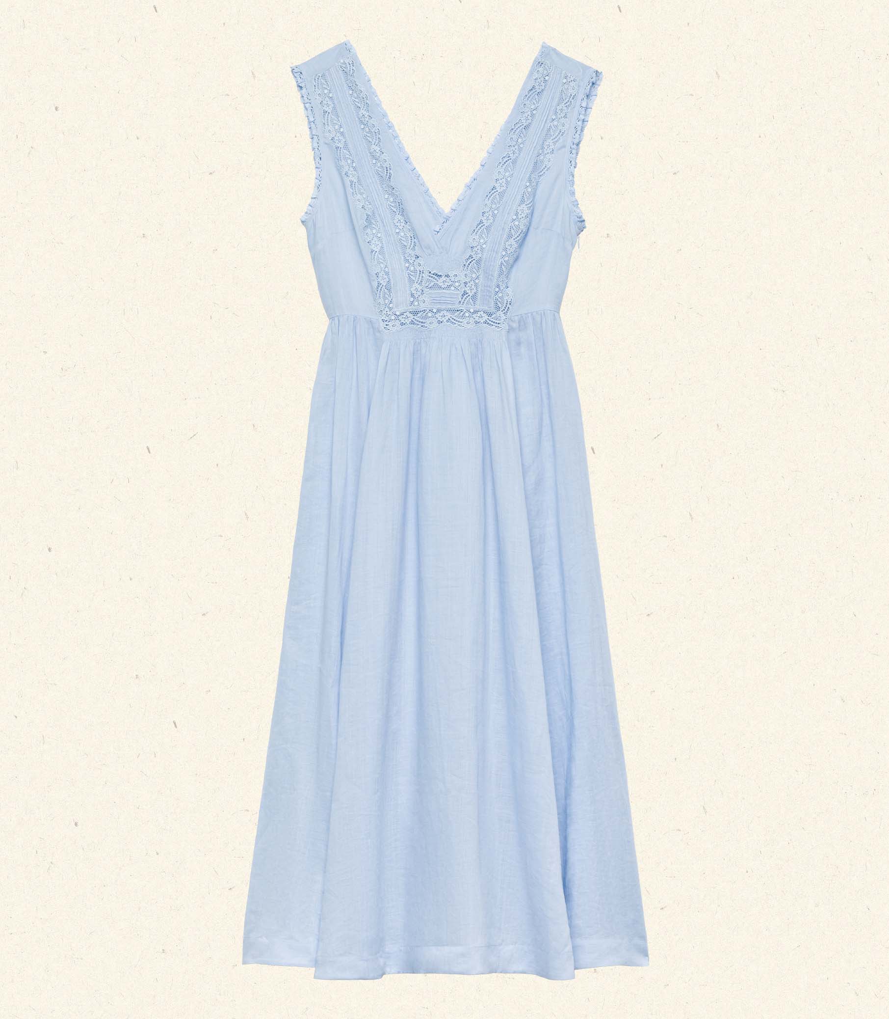 VICTORIA DRESS -- ICY BLUE view 6