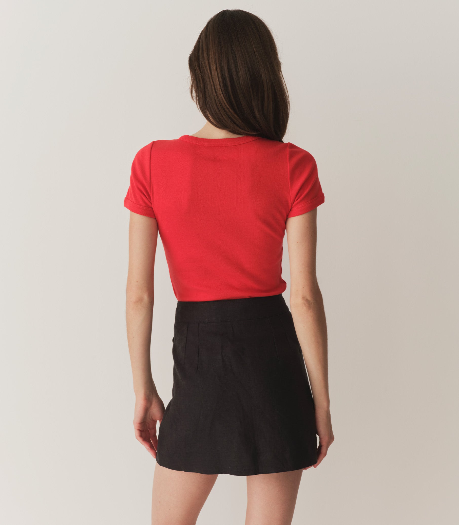 VIVI TEE -- SCARLET view 7