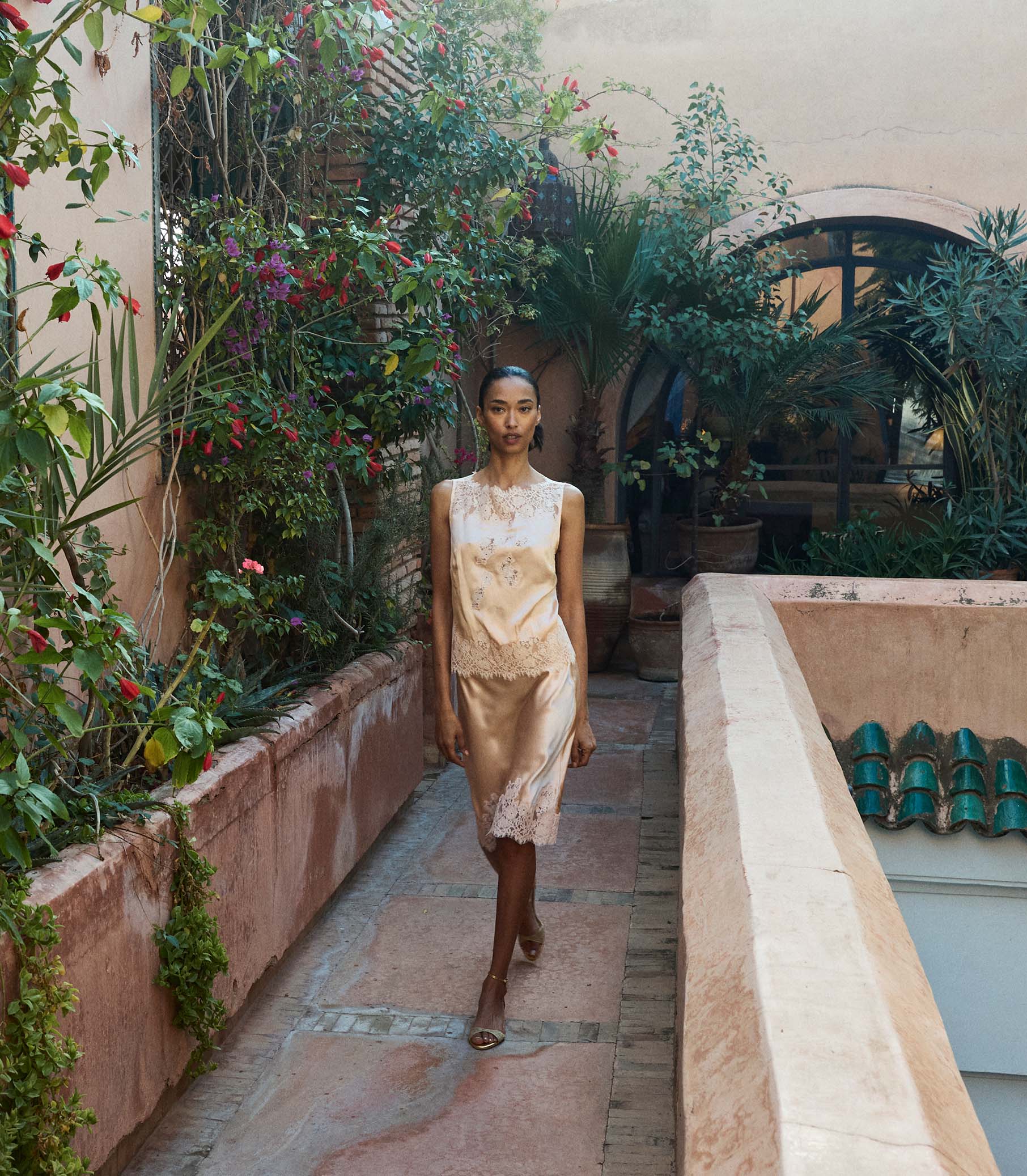 VIVIANE TOP -- PEACH SORBET view 3
