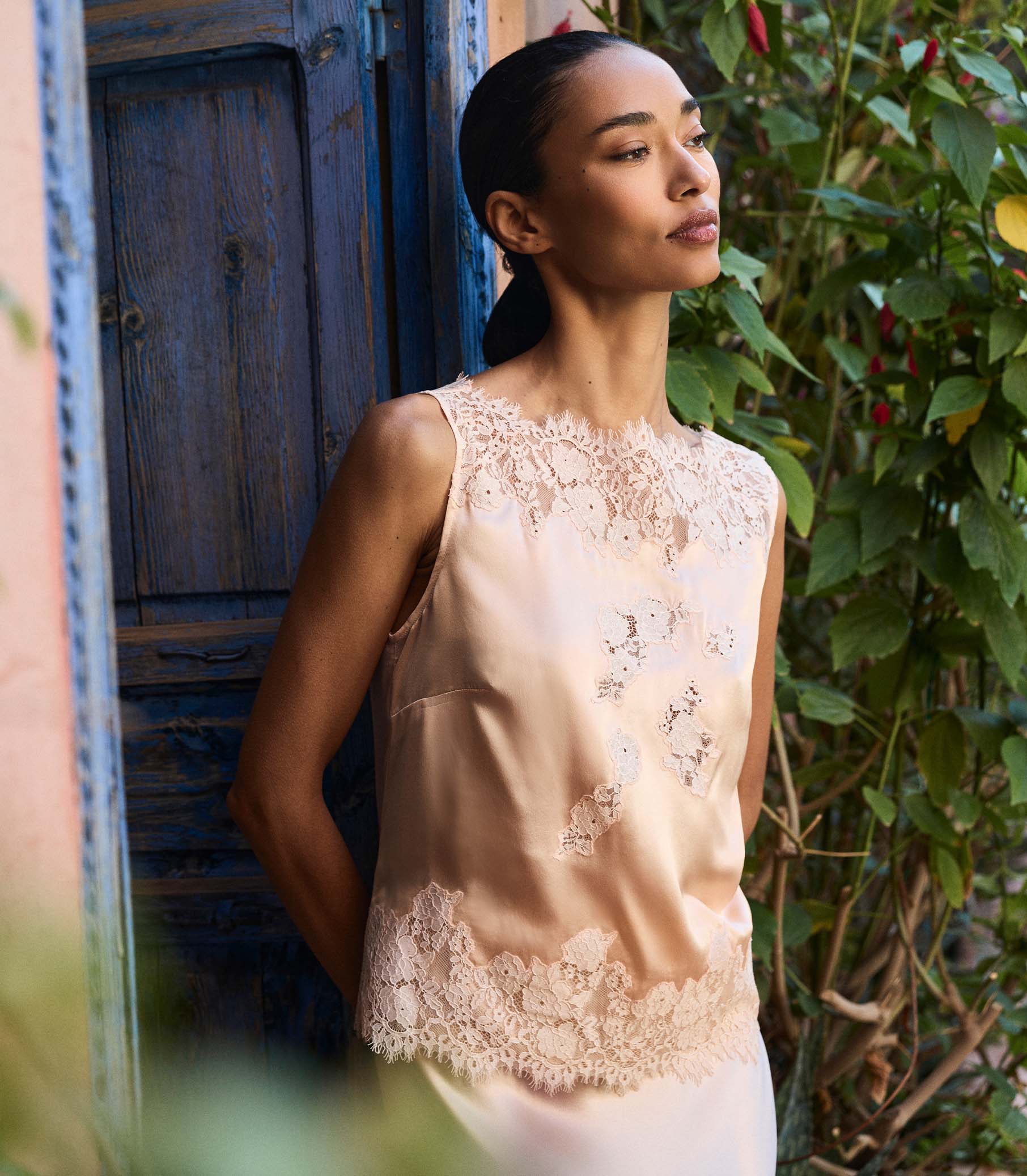 Viviane Top - Peach Sorbet | DÔEN