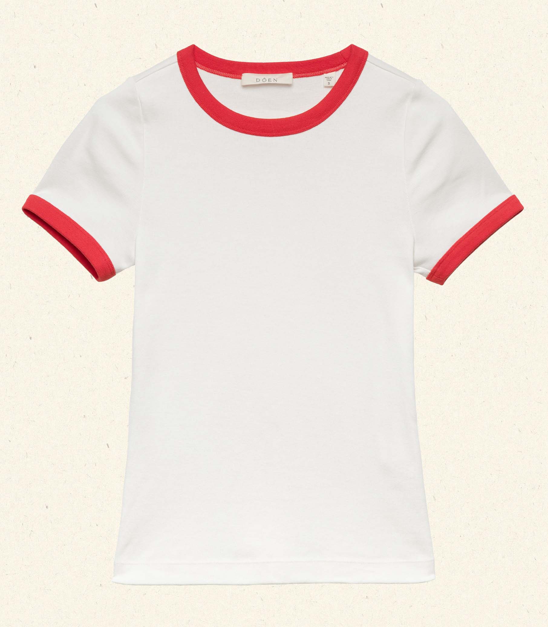 VIVI RINGER TEE -- SALT view 4