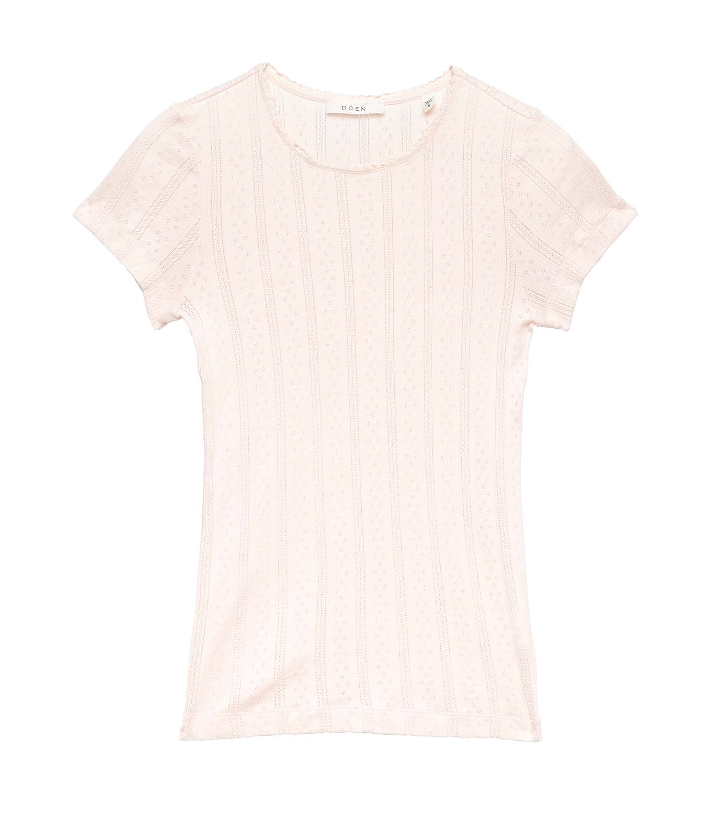 HMD -- VIVI TEE -- PETUNIA PINK QUELLE JOLIE POINTELLE