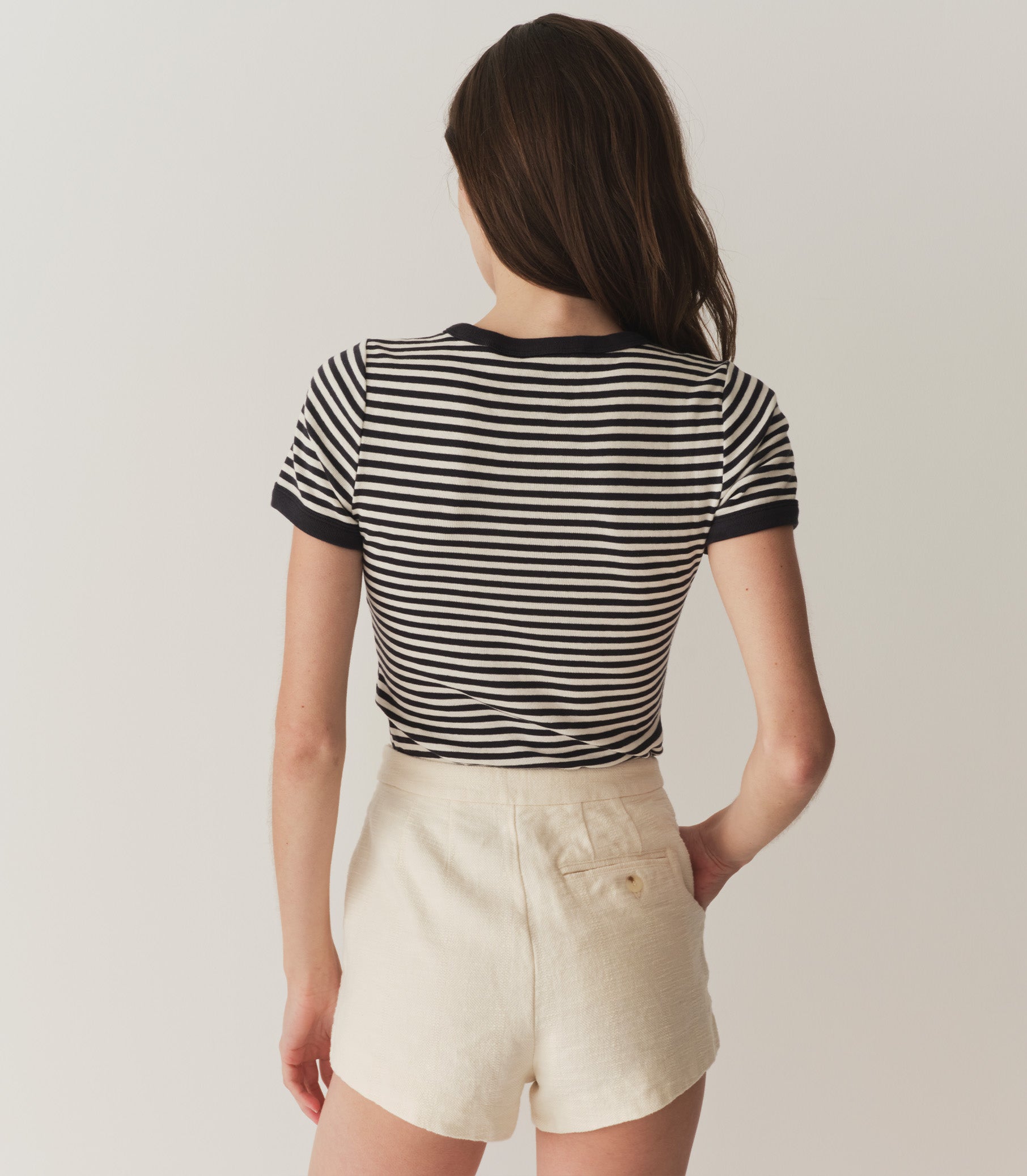 HMD -- VIVI TEE -- NANTUCKET STRIPE view 3
