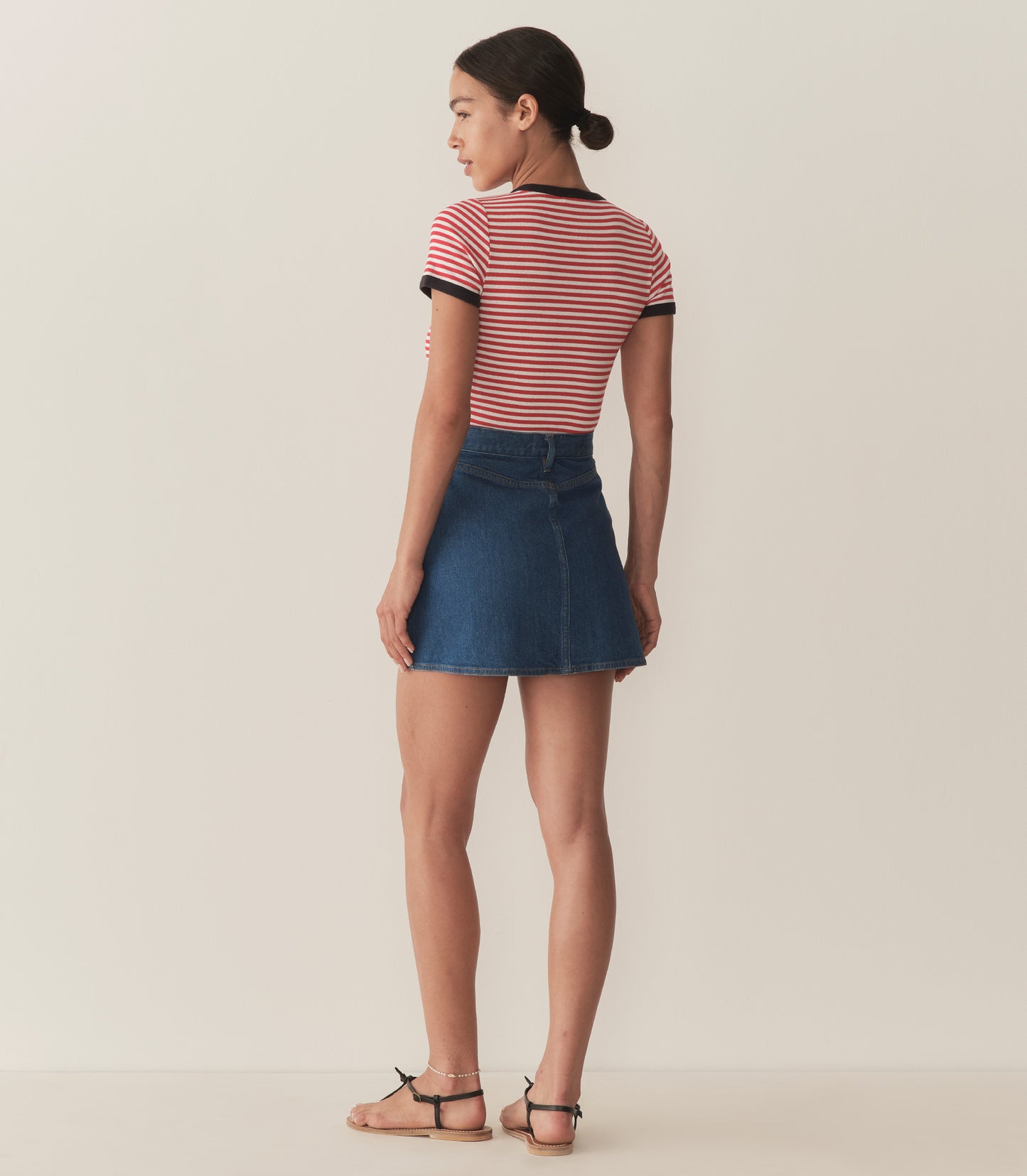 HMD -- VIVI TEE -- ROUGE NANTUCKET STRIPE