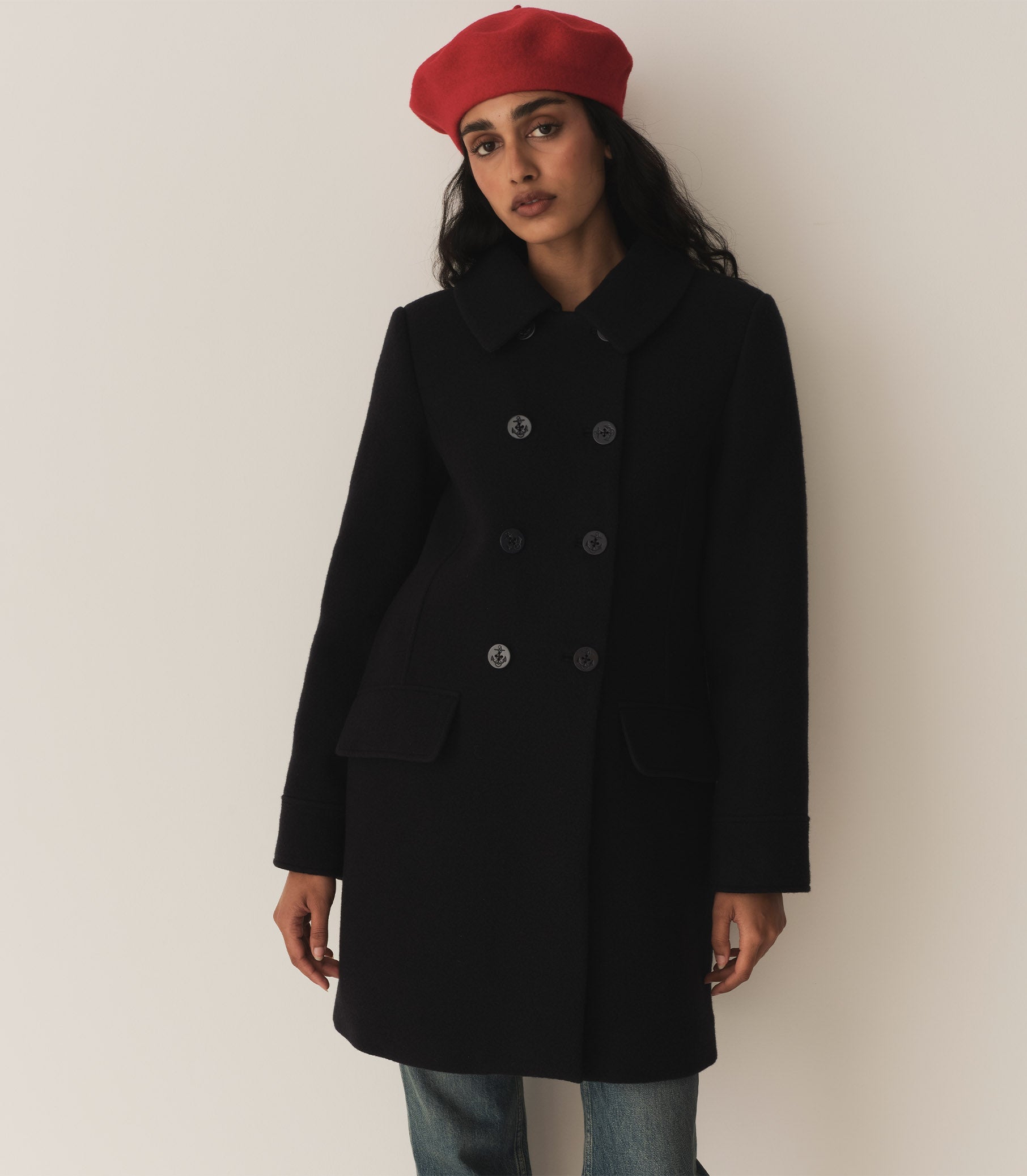 HMD -- WAYFARER COAT -- DEEP NAVY view 3
