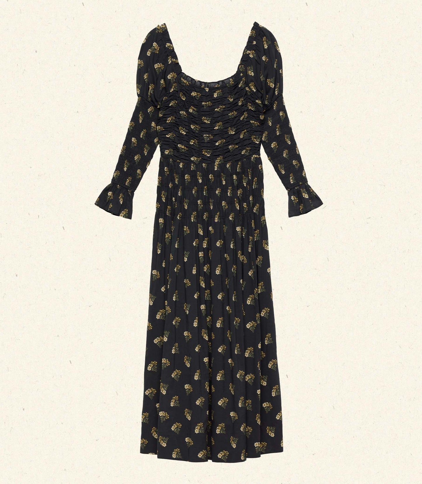 HMD -- WILMINA DRESS -- BUTTERCUP BOUQUET