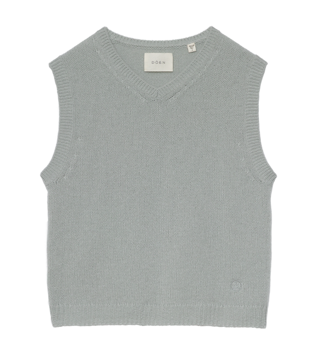 Winston Cashmere Vest - Eucalyptus | DÔEN