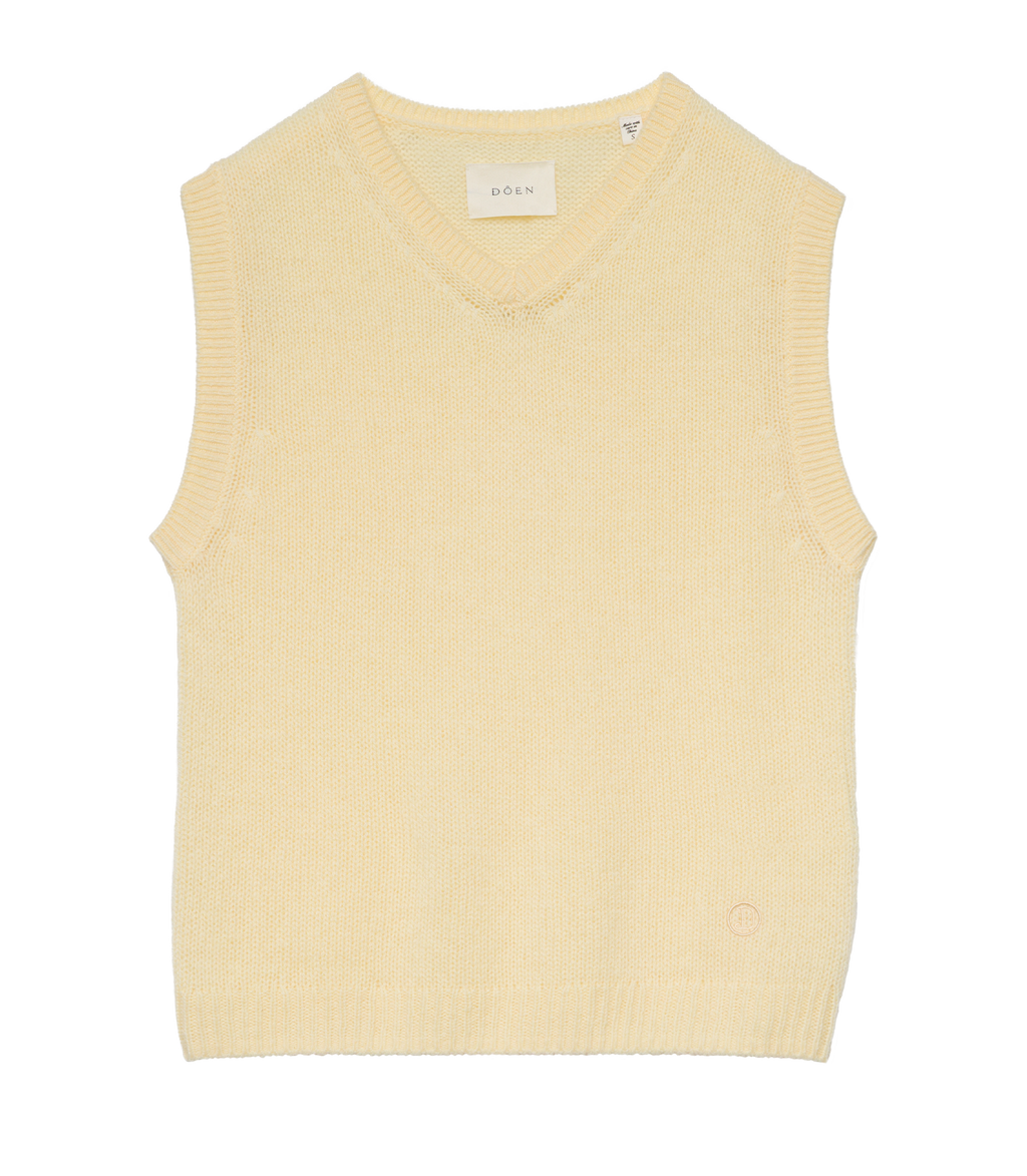 Winston Cashmere Vest - Gateau | DÔEN