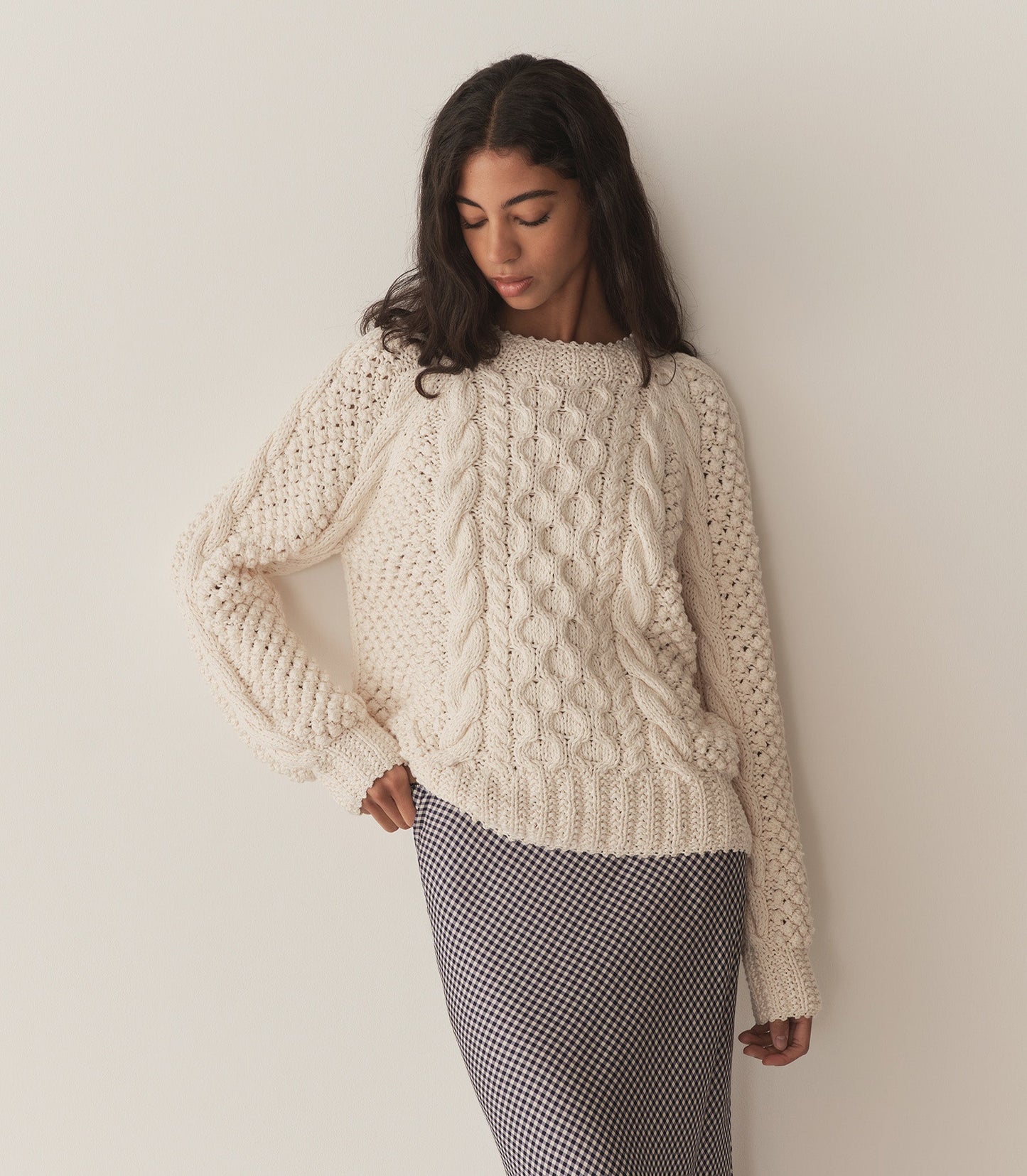 HMD -- WITHROWE SWEATER -- IVORY