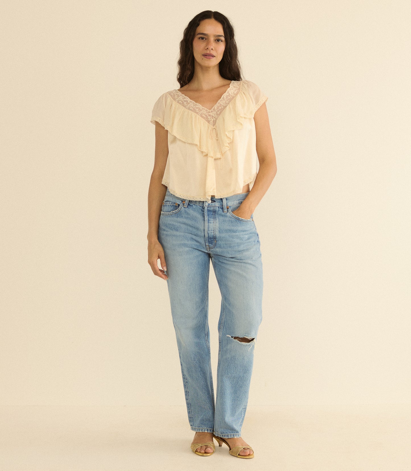 YADIRA TOP -- CANDLELIGHT