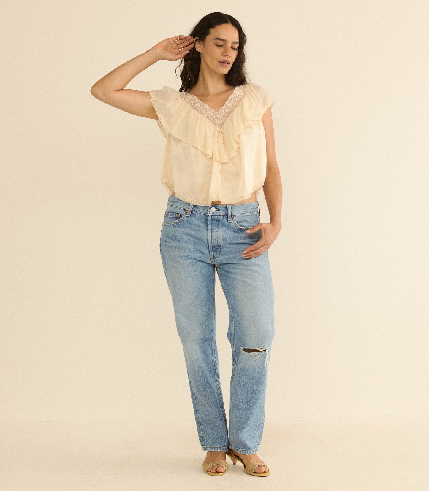 YADIRA TOP -- CANDLELIGHT