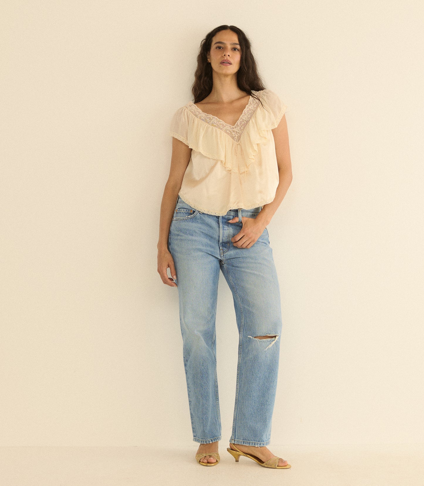 YADIRA TOP -- CANDLELIGHT