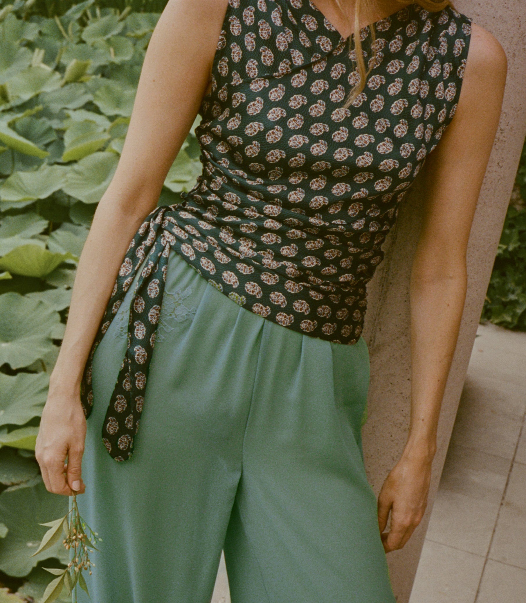 YARIA PANT -- MALACHITE view 4
