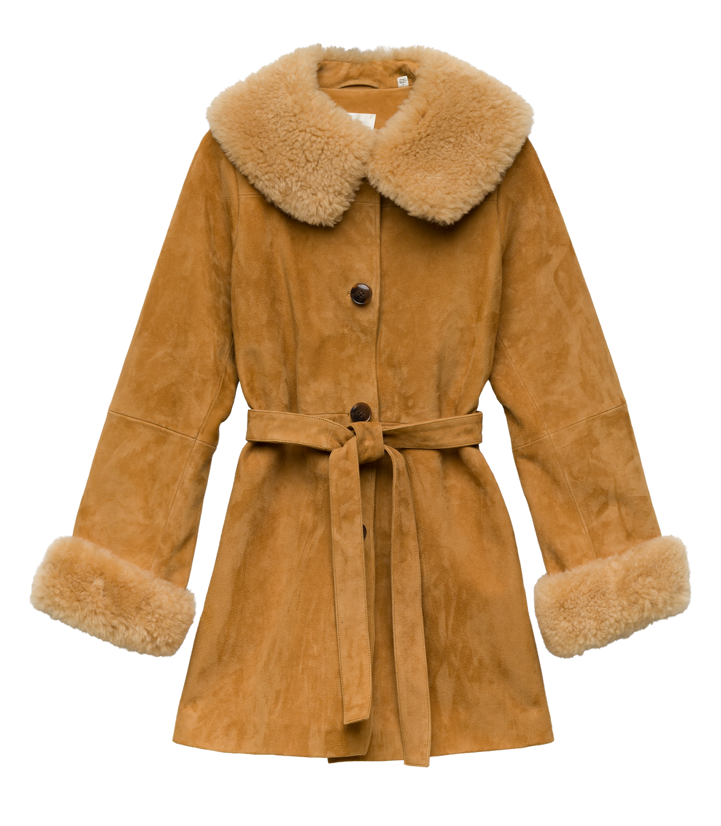 YENZA SUEDE COAT -- WILD CHICORY