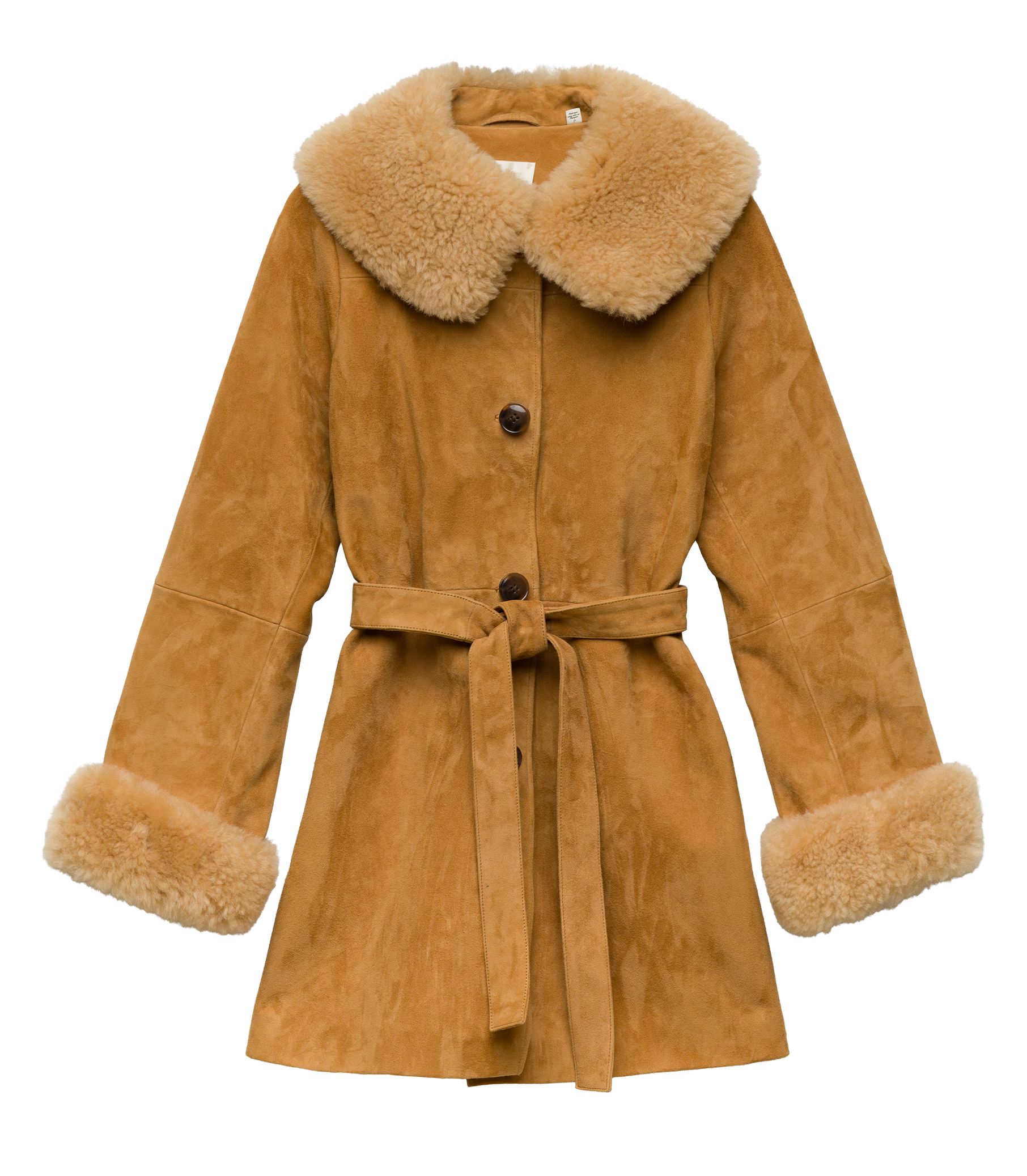YENZA SUEDE COAT -- WILD CHICORY view 8
