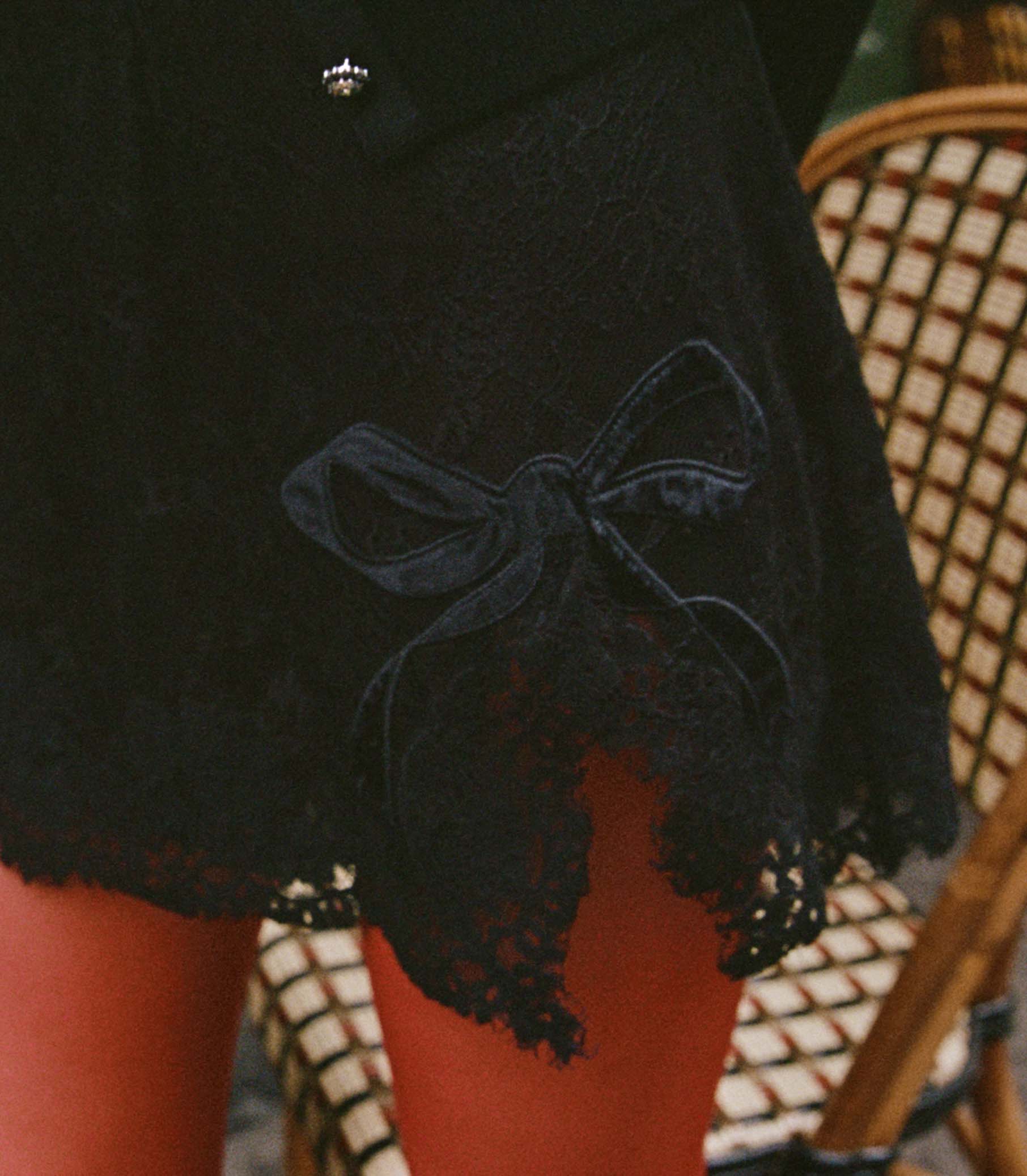 YSABELL SKIRT -- BLACK view 3