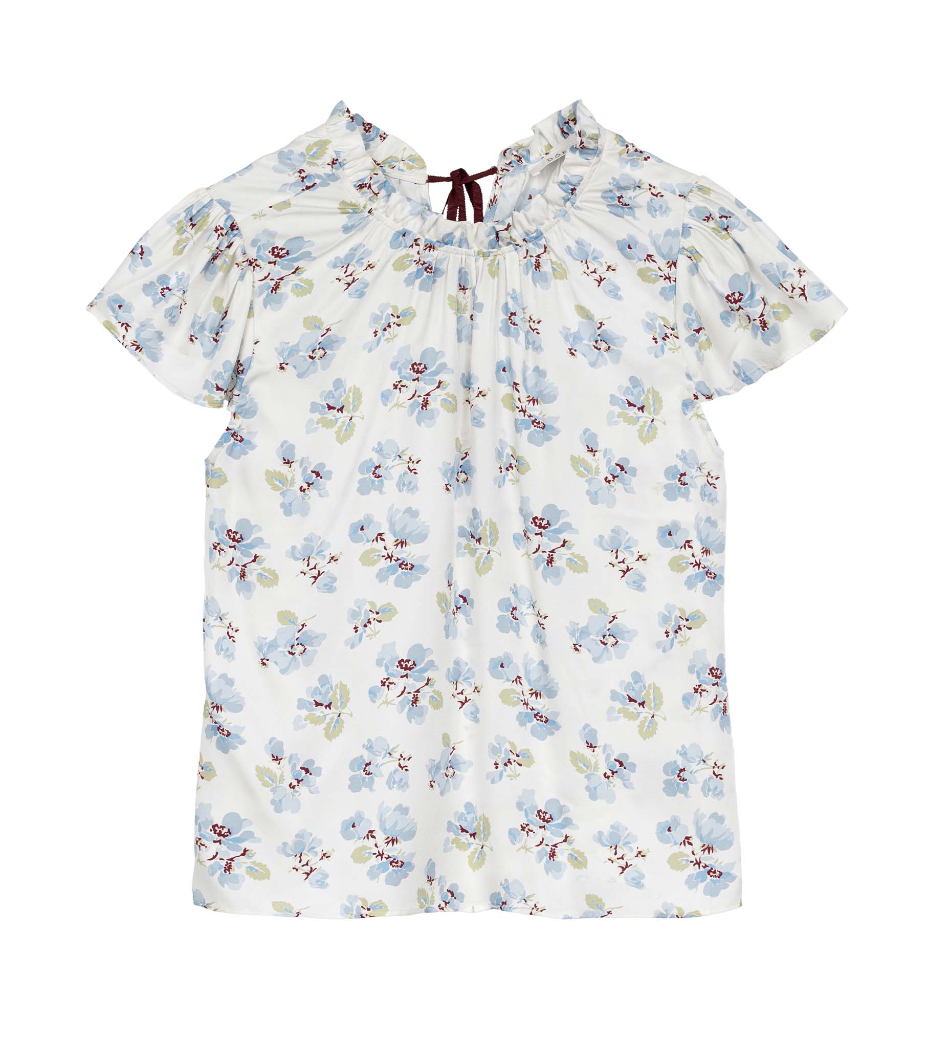 HMD -- YVIE TOP -- BLEU FROLICKING FLORAL view 6
