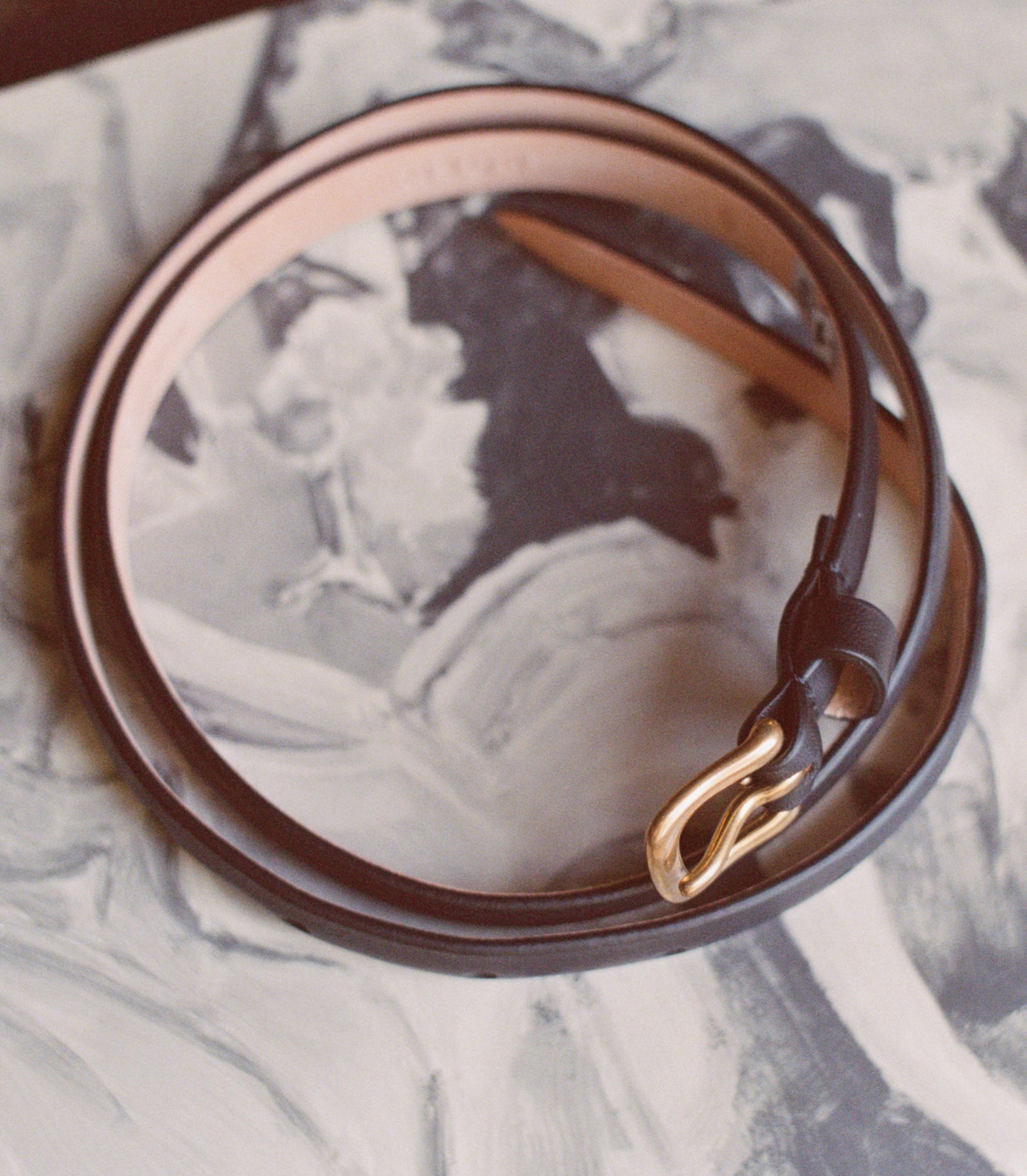 ZAZA BELT -- BLACK NAPPA