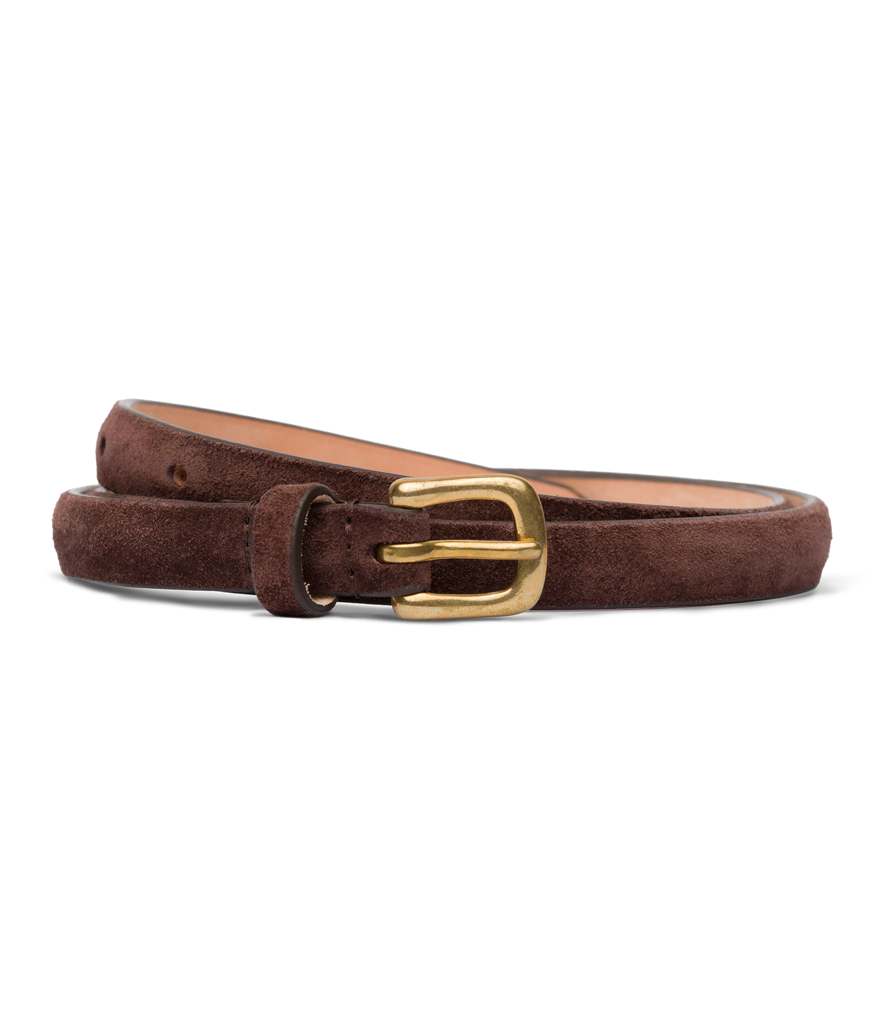 ZAZA BELT -- EQUESTRIAN BROWN SUEDE view 18
