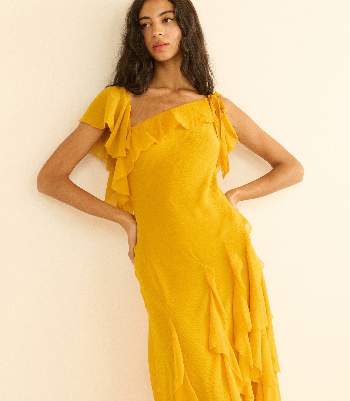 ZELIA DRESS -- SUNFLOWER