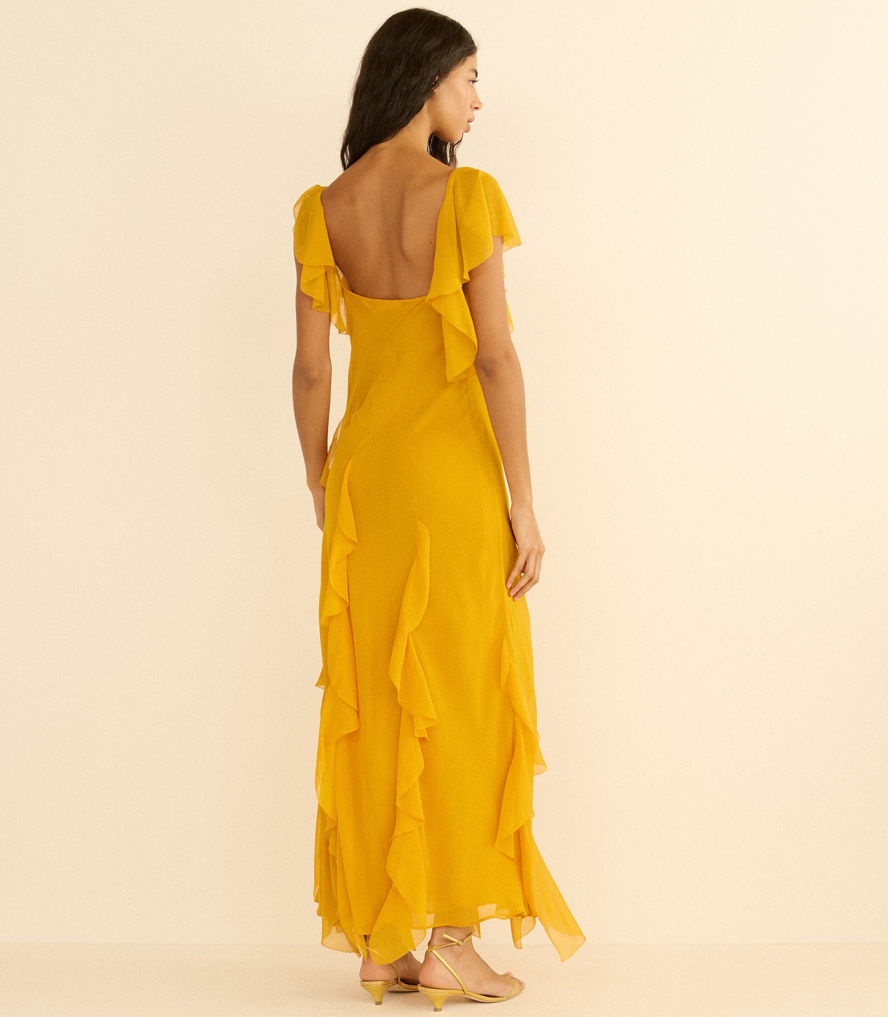 ZELIA DRESS -- SUNFLOWER view 7
