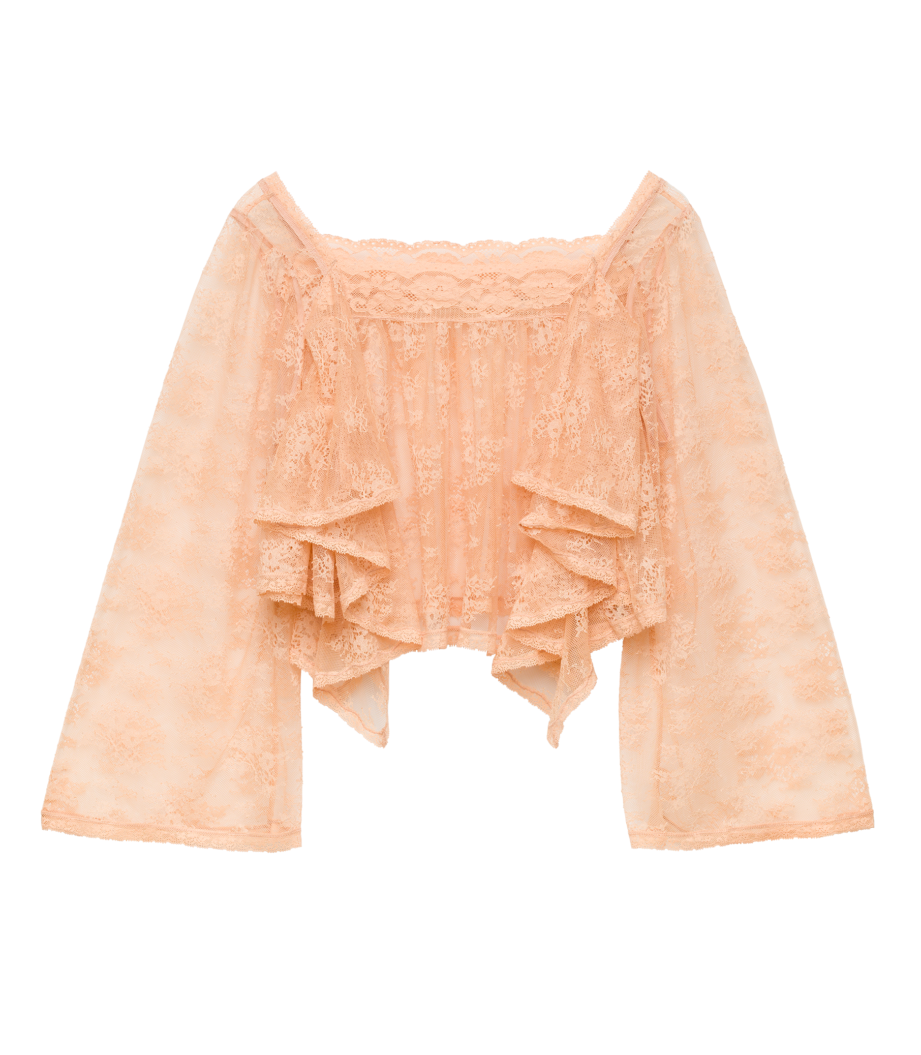 ZELIE TOP -- TOASTED ALMOND view 9
