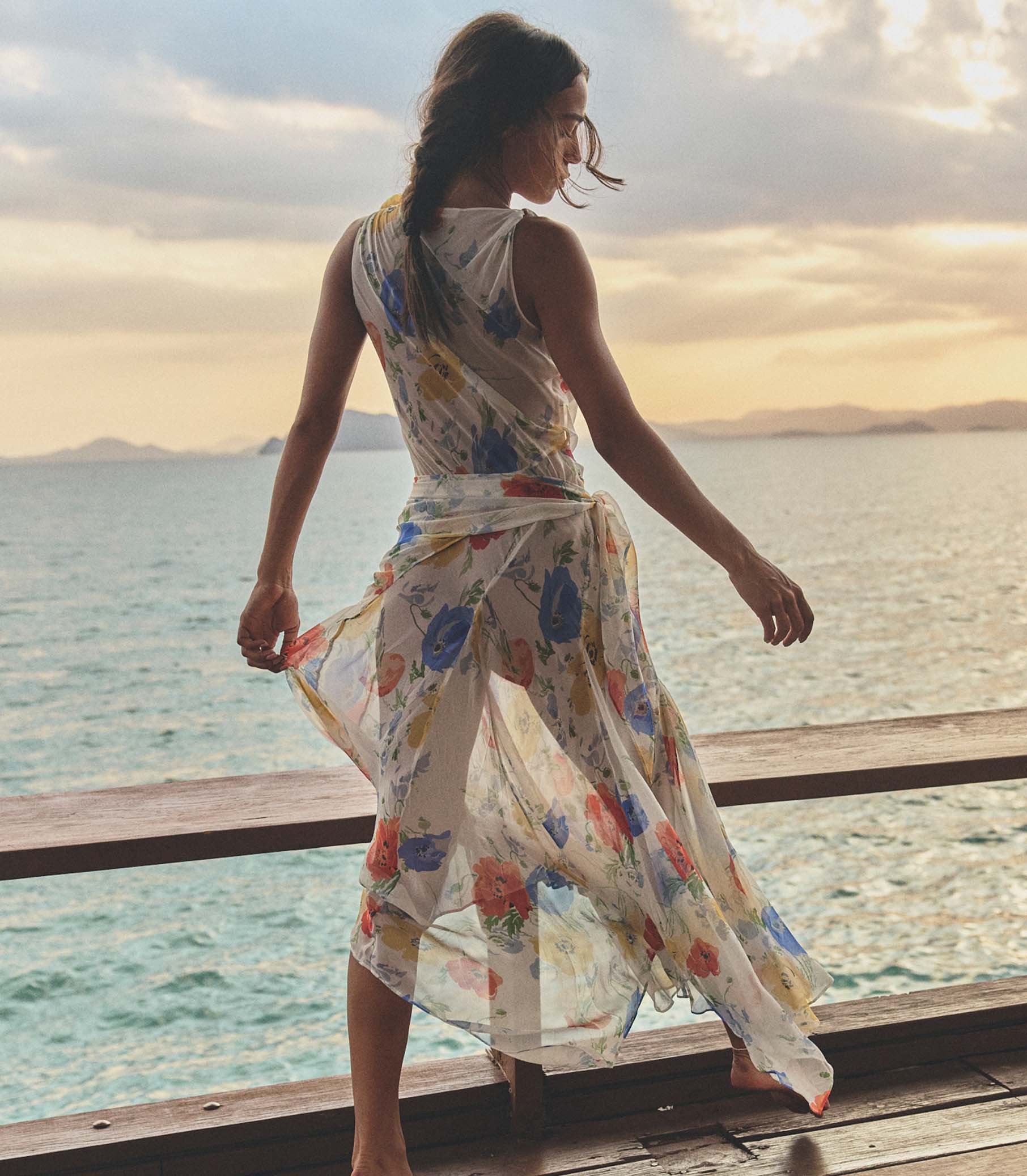 ZEPHIRINE DRESS -- ANEMONE GROVE view 5
