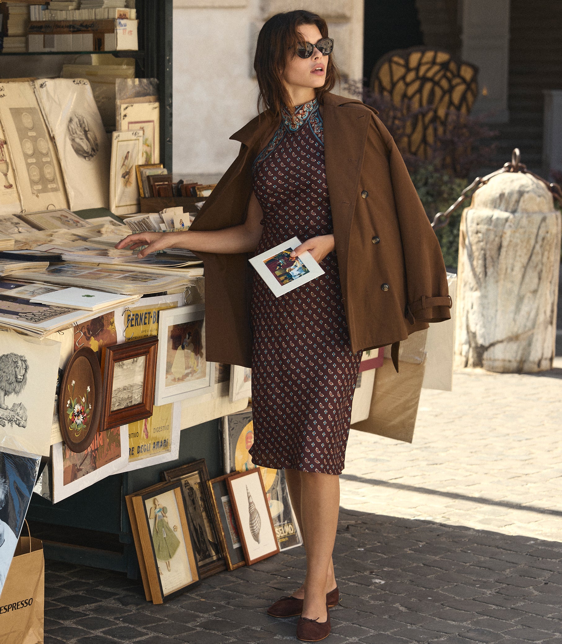 ZILDA DRESS -- DEAUVILLE PAISLEY view 25
