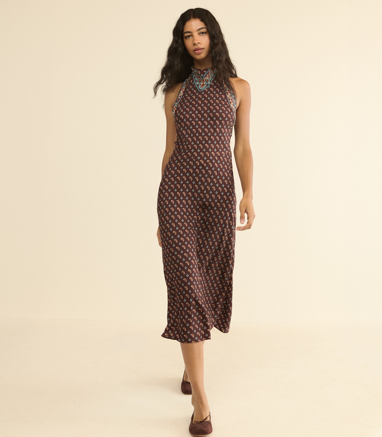 ZILDA DRESS -- DEAUVILLE PAISLEY
