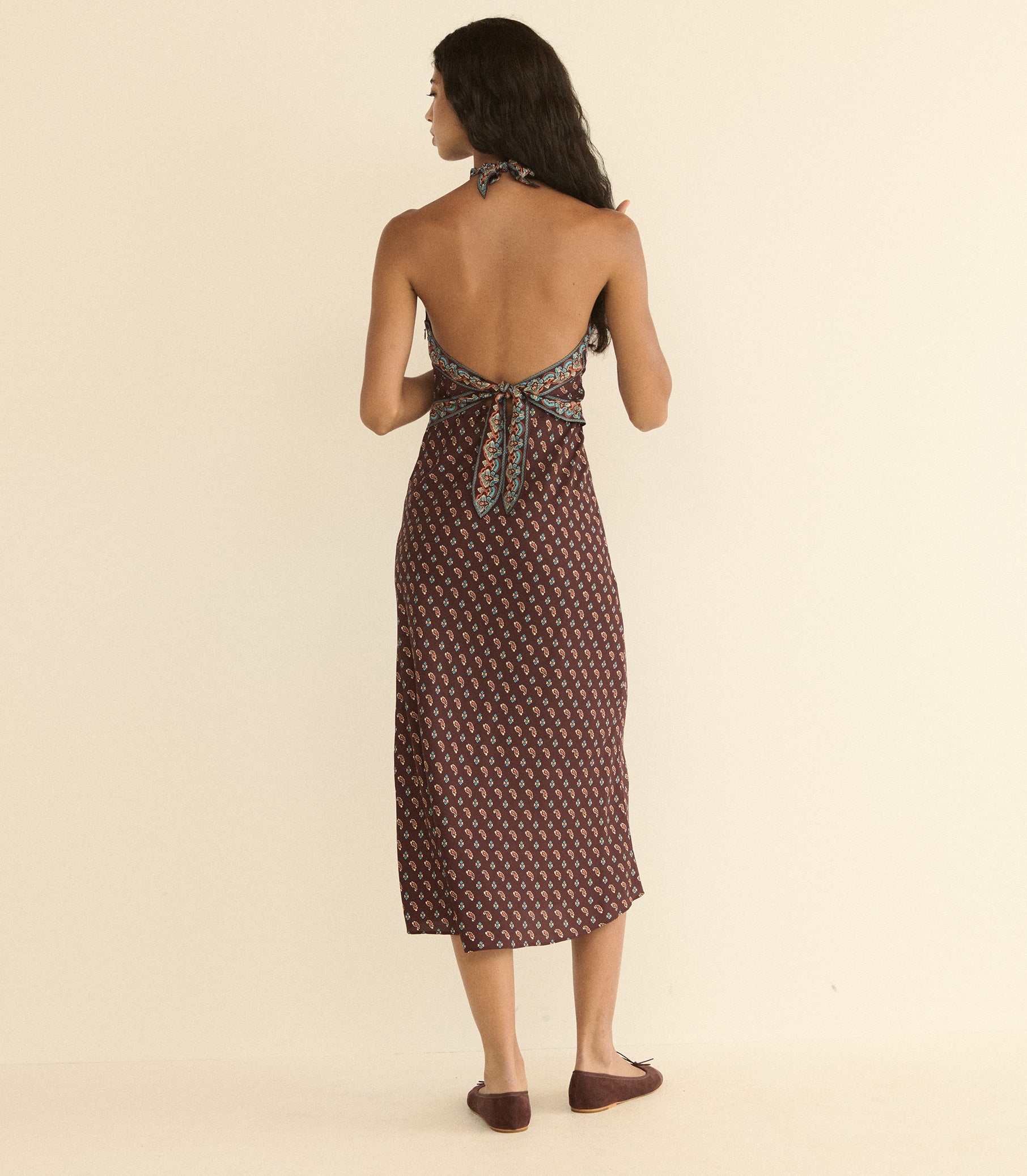 ZILDA DRESS -- DEAUVILLE PAISLEY view 8
