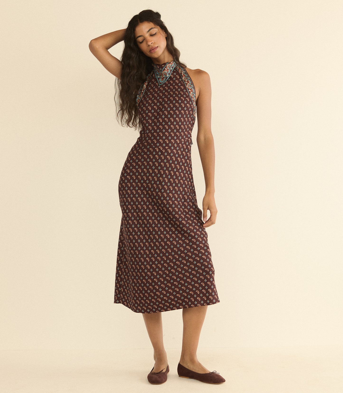 ZILDA DRESS -- DEAUVILLE PAISLEY
