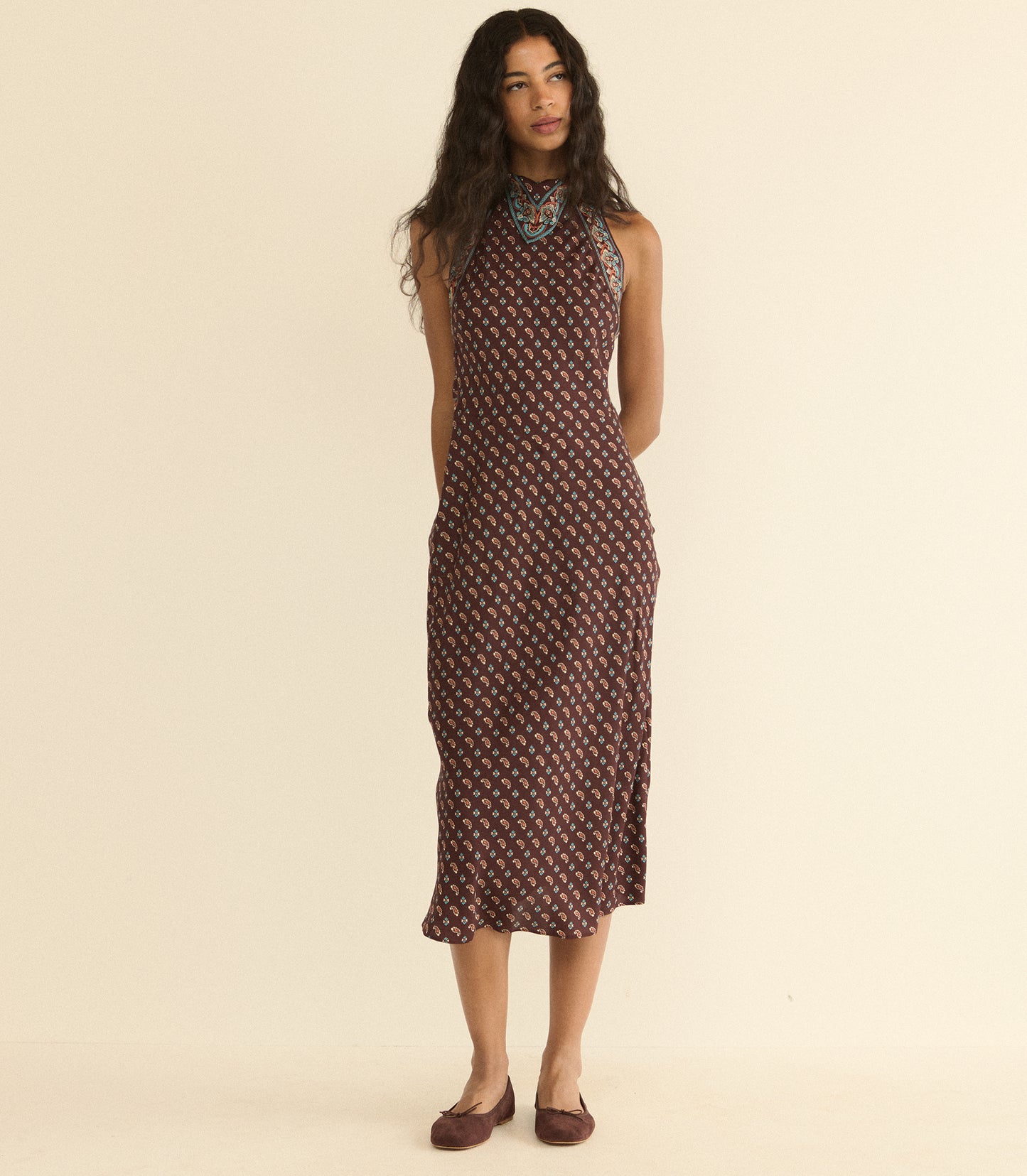 ZILDA DRESS -- DEAUVILLE PAISLEY