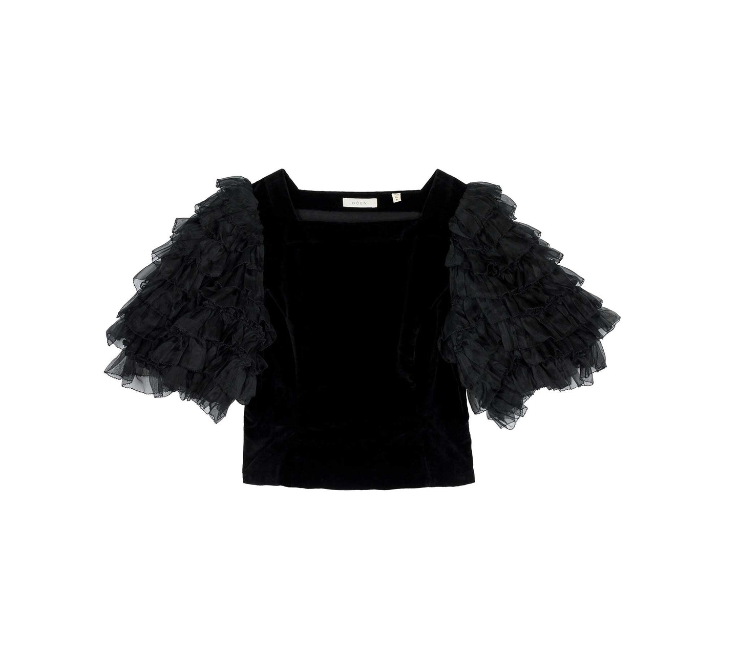 HMD -- CLARETTE TOP -- BLACK