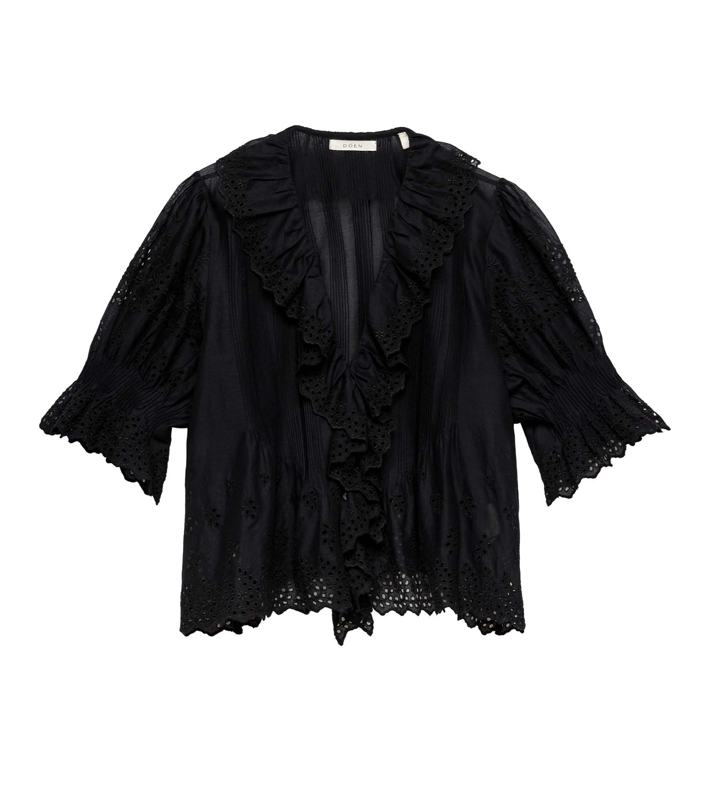 HMD -- HENRI TOP -- BLACK EYELET