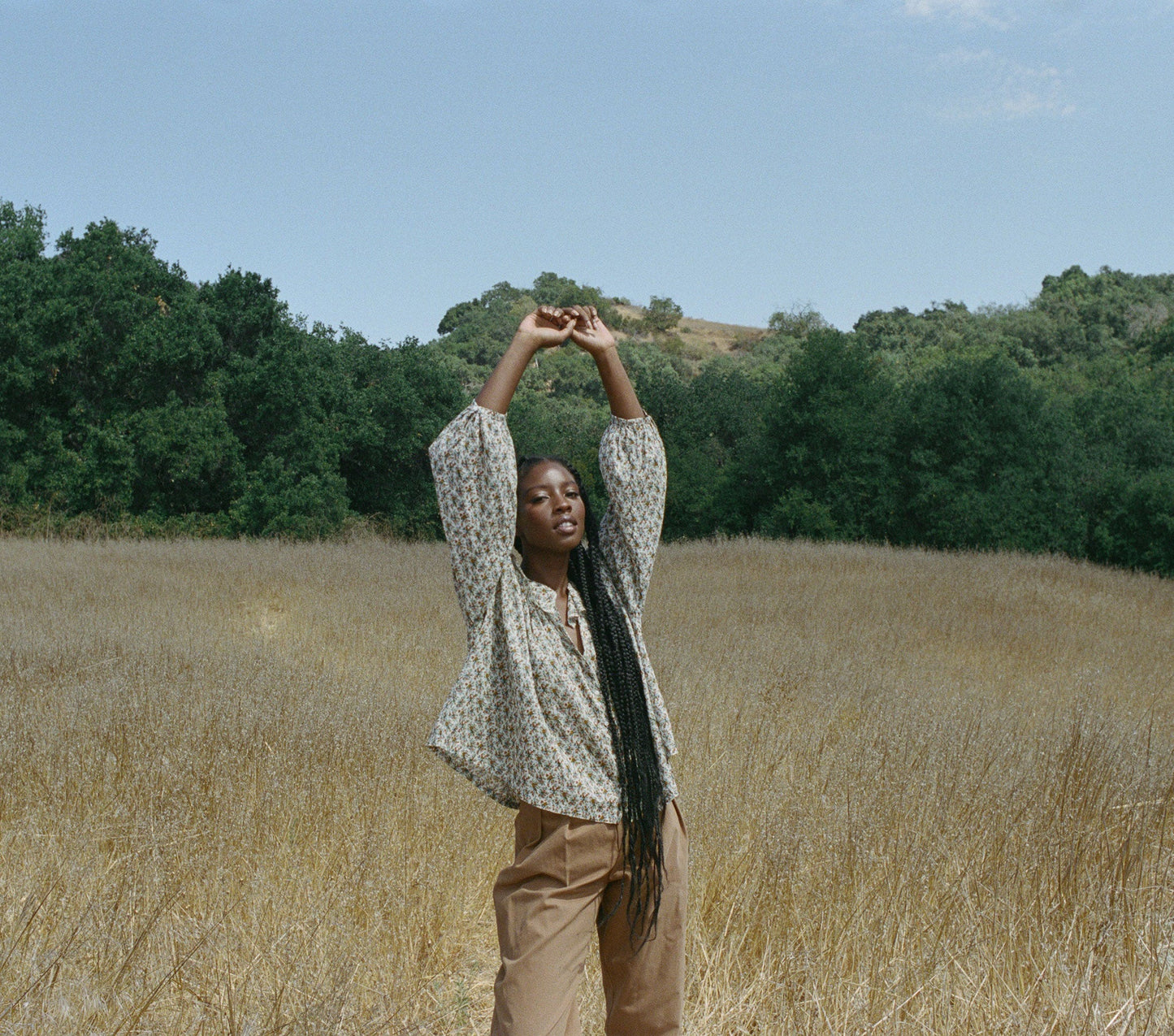 HMD -- JANA TOP -- CRÌöME FLEURS D'AVIGNON