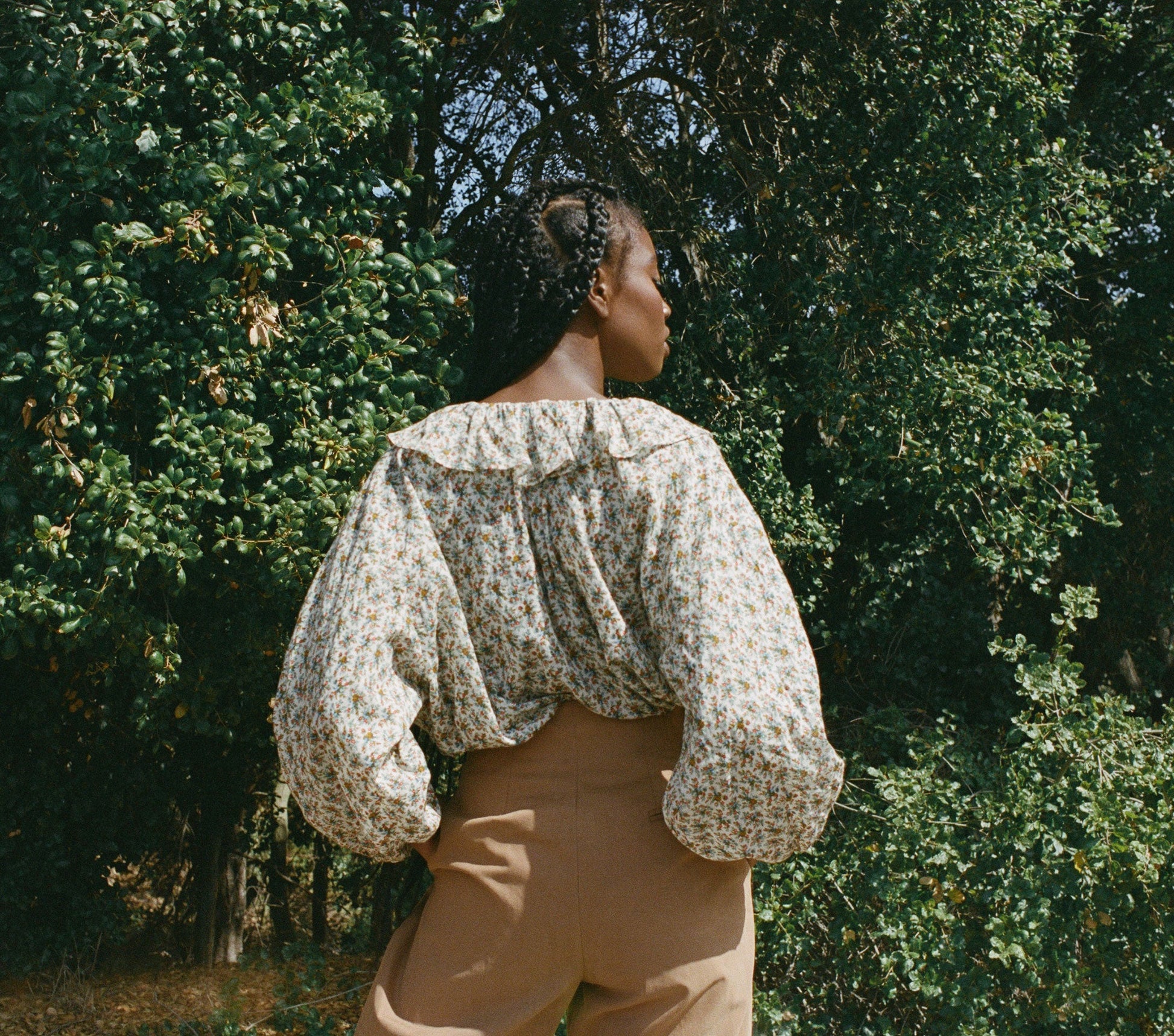 HMD -- JANA TOP -- CRÌöME FLEURS D'AVIGNON view 4
