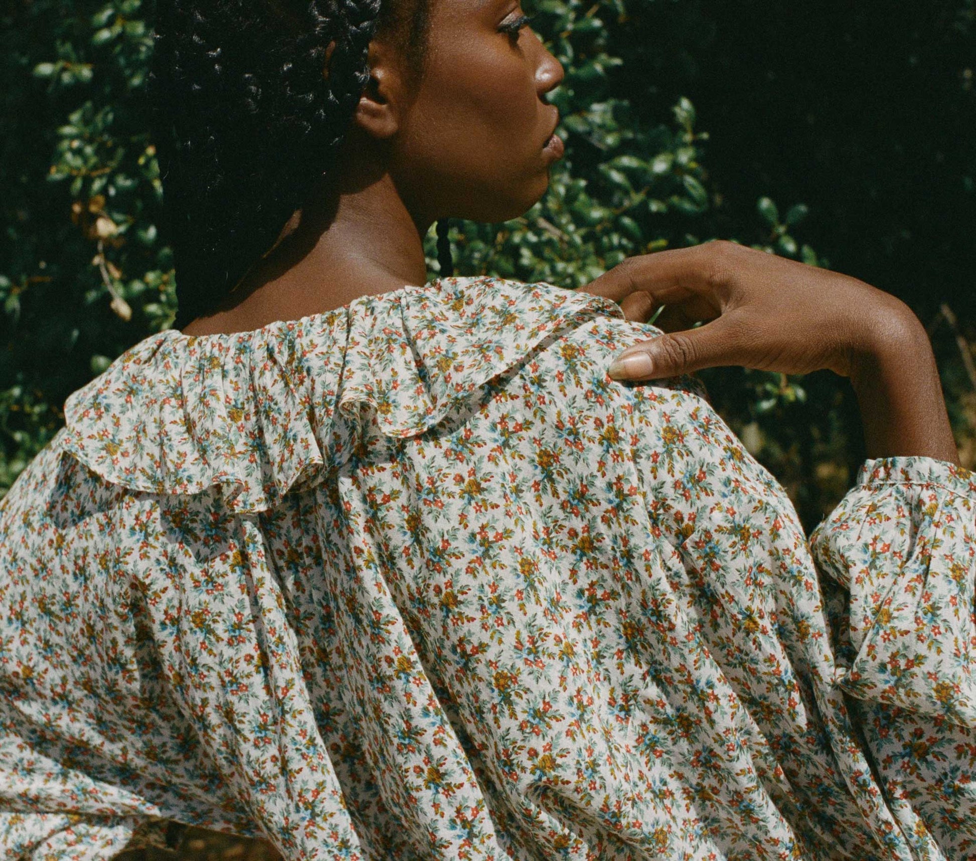 HMD -- JANA TOP -- CRÌöME FLEURS D'AVIGNON view 5
