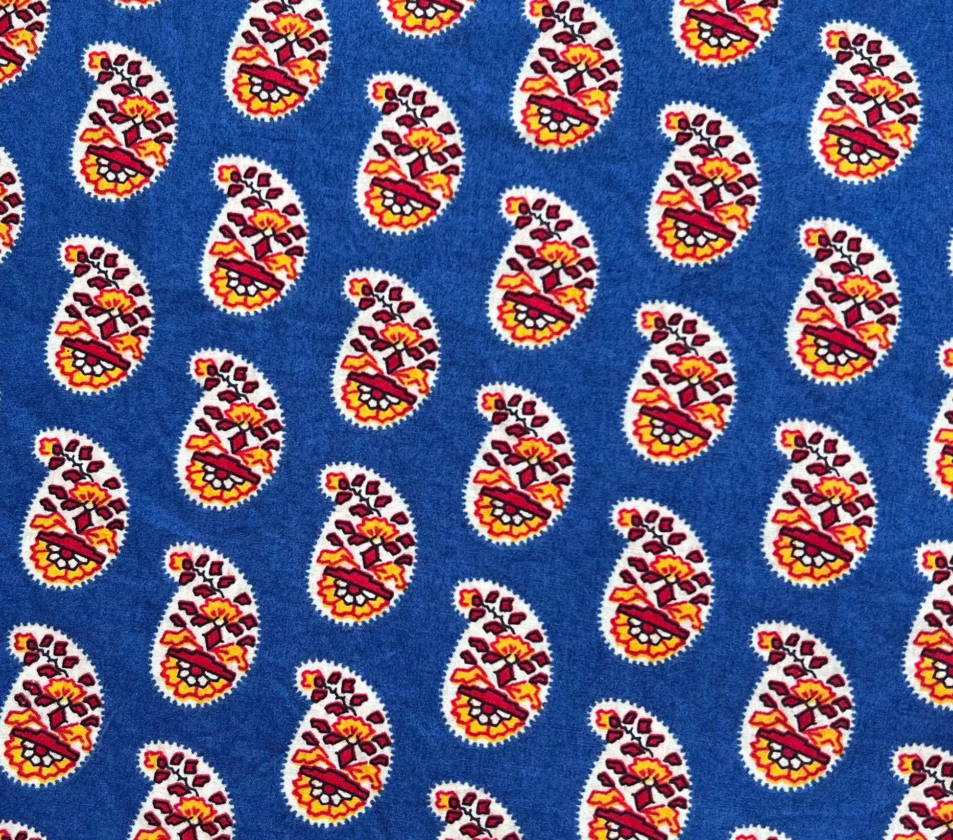 RHODA DRESS -- MAZARINE SUNRISE PAISLEY view 7