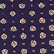 NAVY CADIZ FOULARD