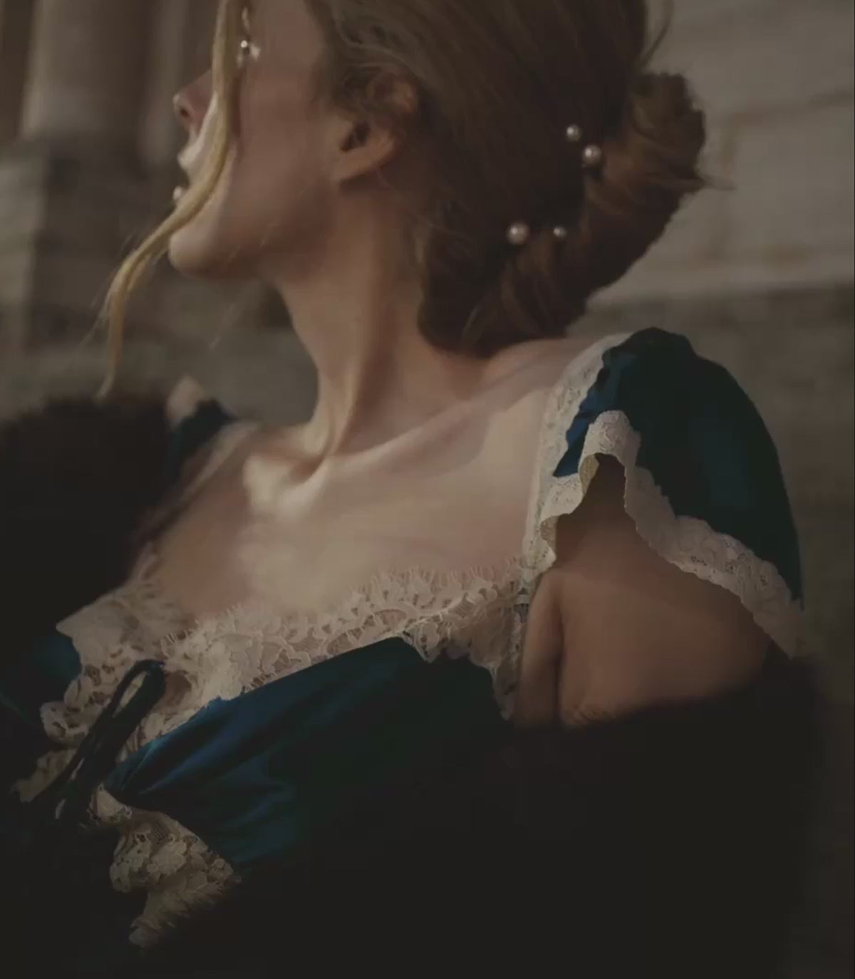 VALLINE DRESS -- SAPPHIRE view 9
