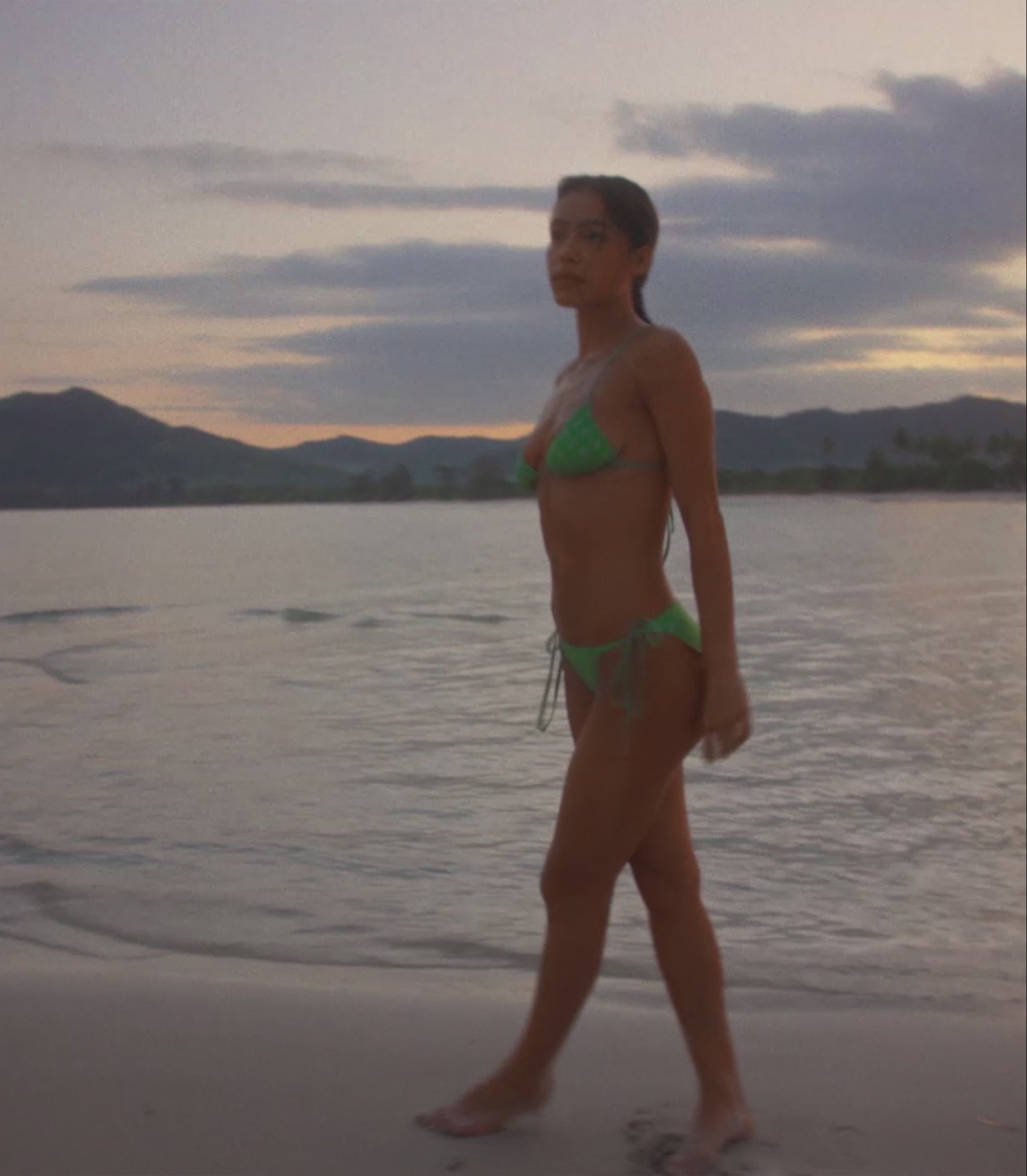 CAPRI BIKINI TOP -- VERT CADIZ FOULARD view 7
