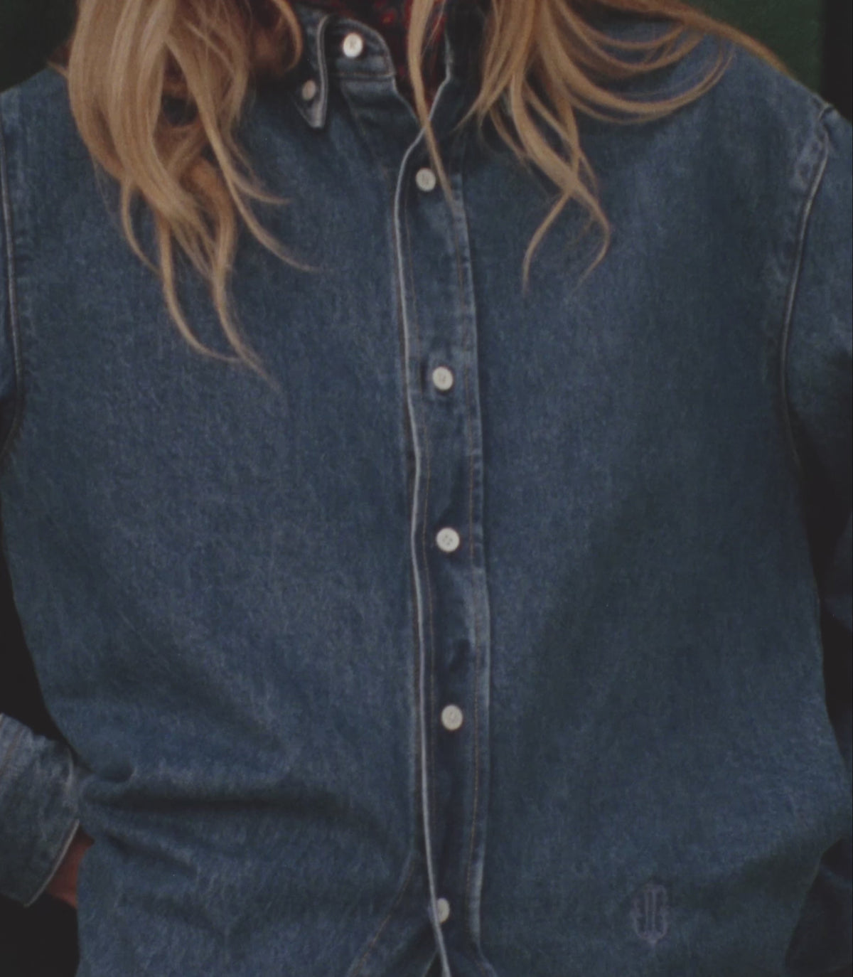 BACALL SHIRT -- ROUSSILLON MID WASH view 2
